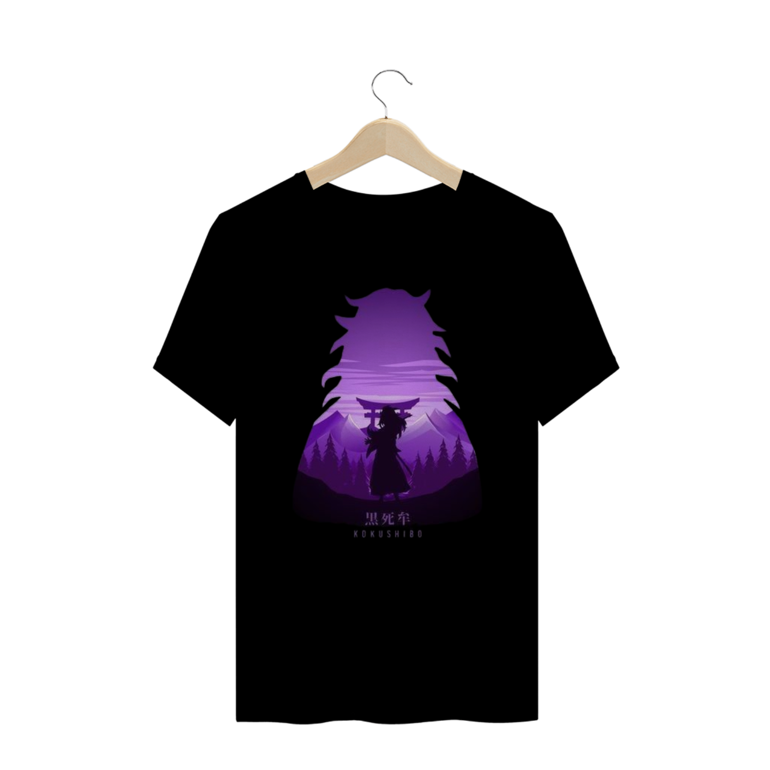 Nome do produto: Camisa T-shirt Plus Size - Kokushibo (kimetsu no yaiba)