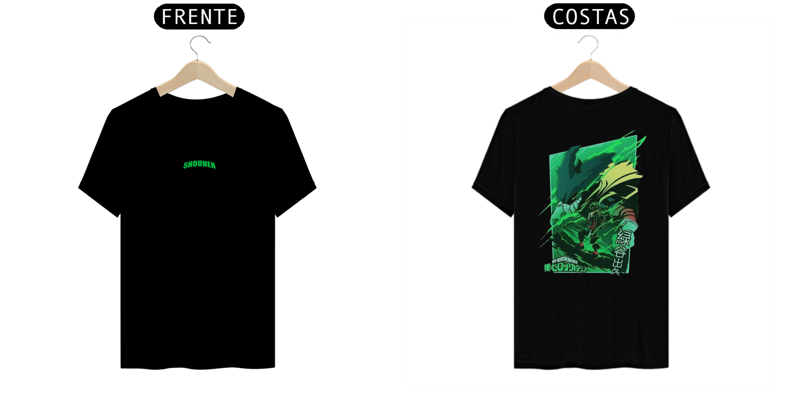 Nome do produto: Camisa T-shirt Premiun - Midoriya (My Hero Academia)