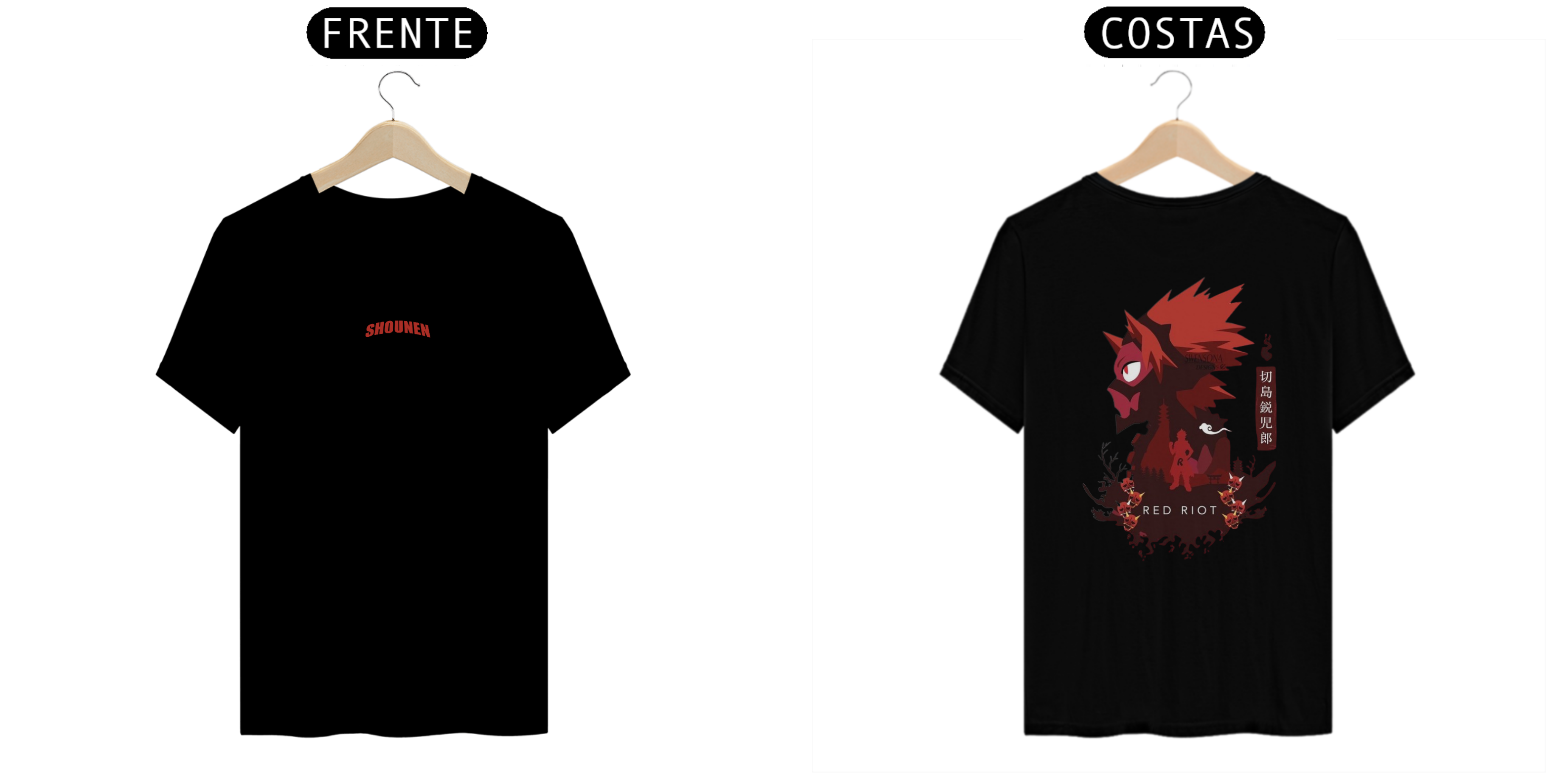 Nome do produto: Camisa T-shirt Premiun - Kirishima (My Hero Academia)
