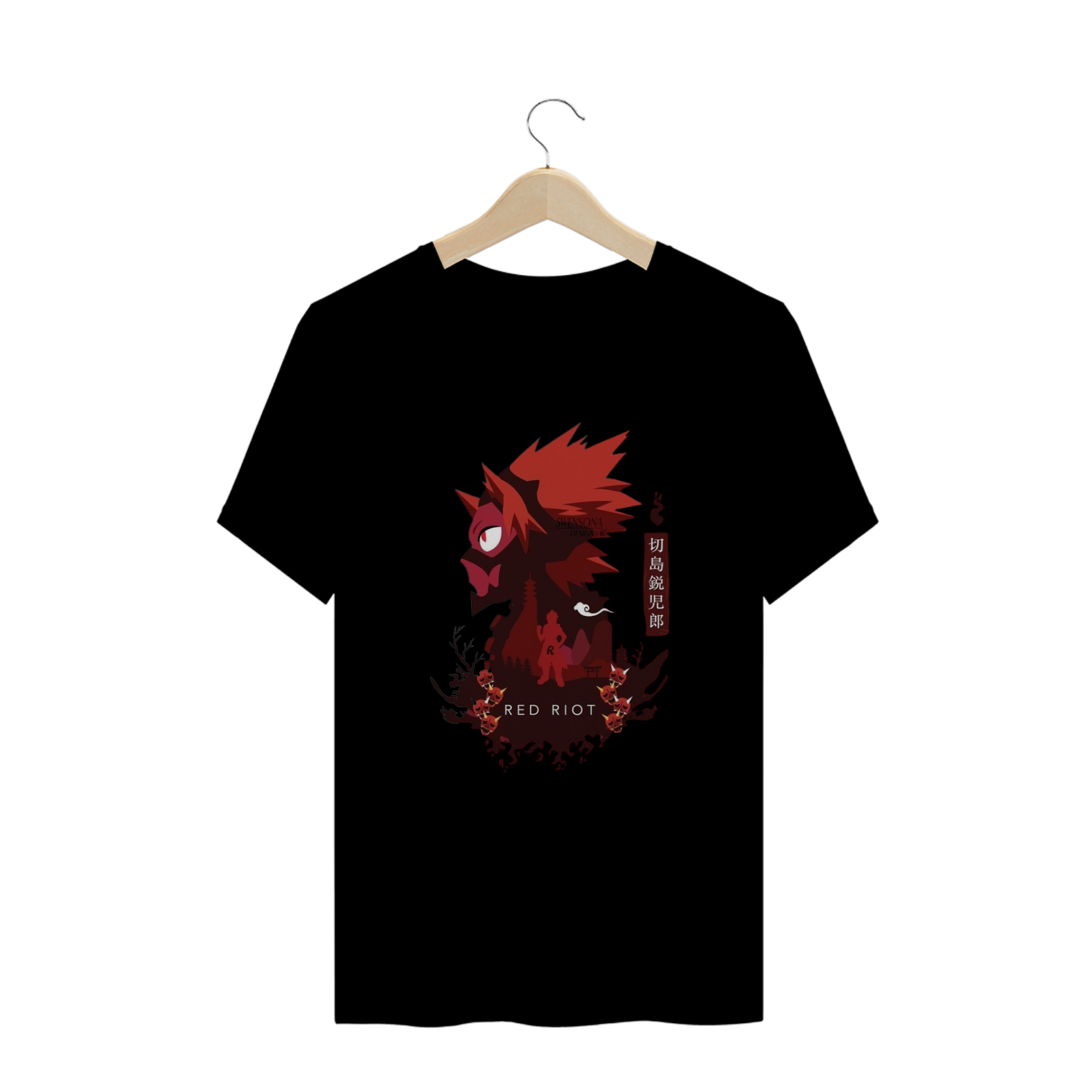 Nome do produto: Camisa T-shirt Plus Size - Kirishima (My Hero Academia)