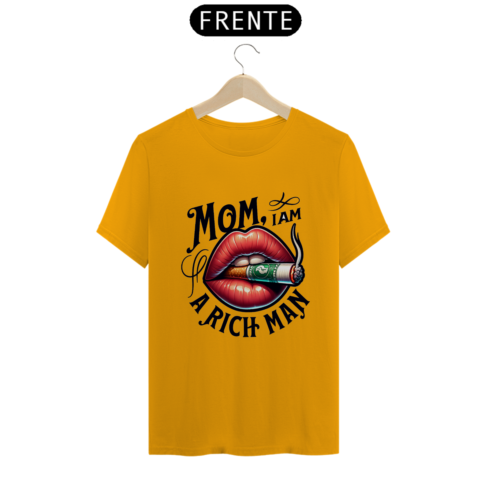 Nome do produto: Camisa Mom, I\'m a rich man T-Shirt Clássico 