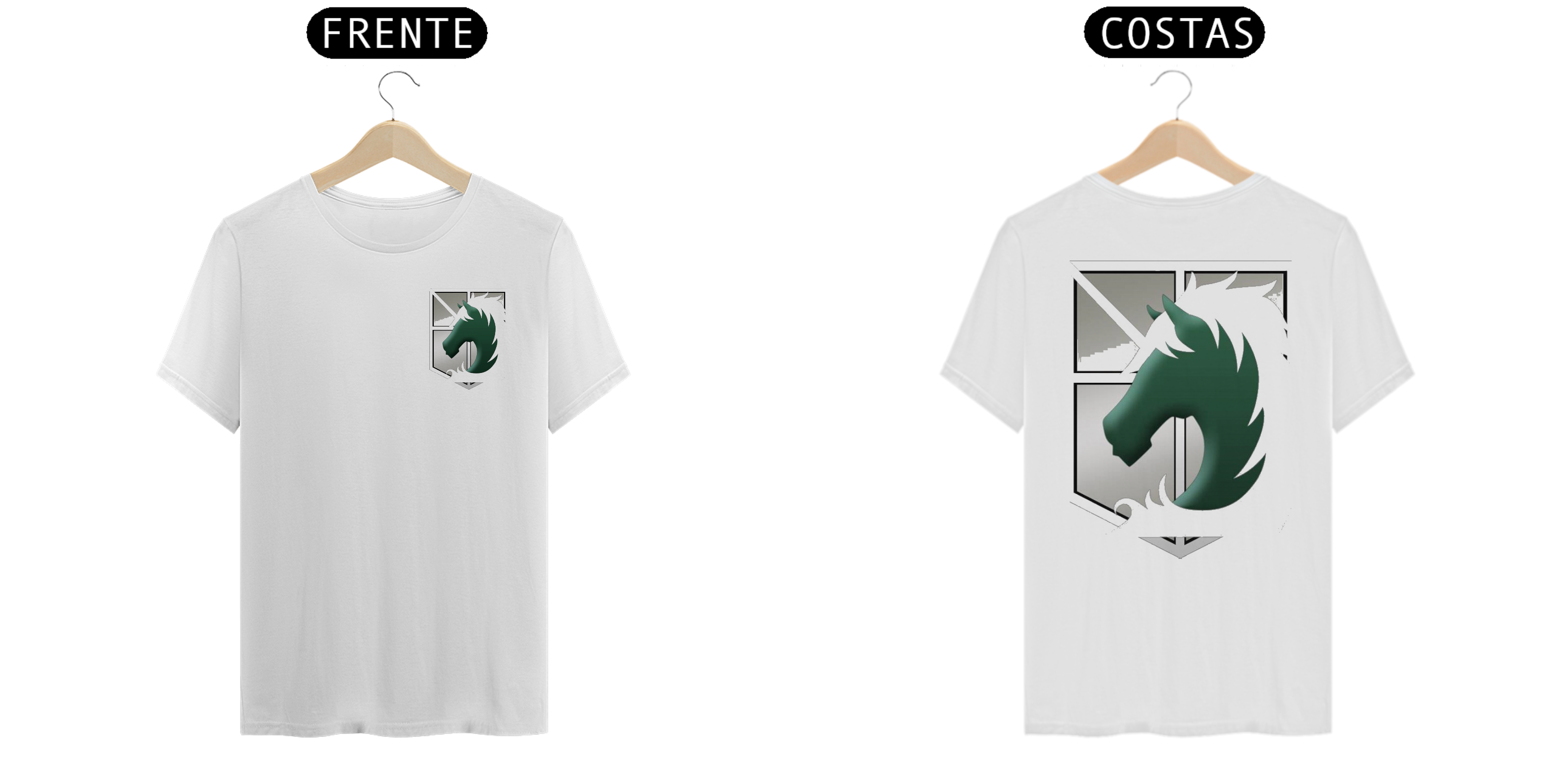 Nome do produto: Camisa da Policia Militar de attack on titan(shingeki no kyojin) - T-Shirt Classic padrão