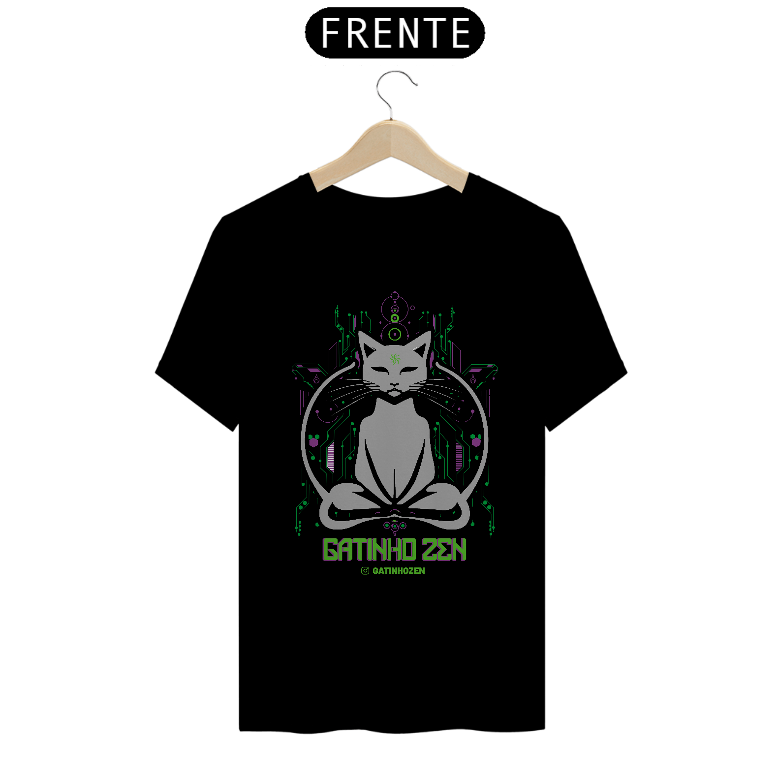 Camiseta Unisex -  Instituto Gatinho Zen