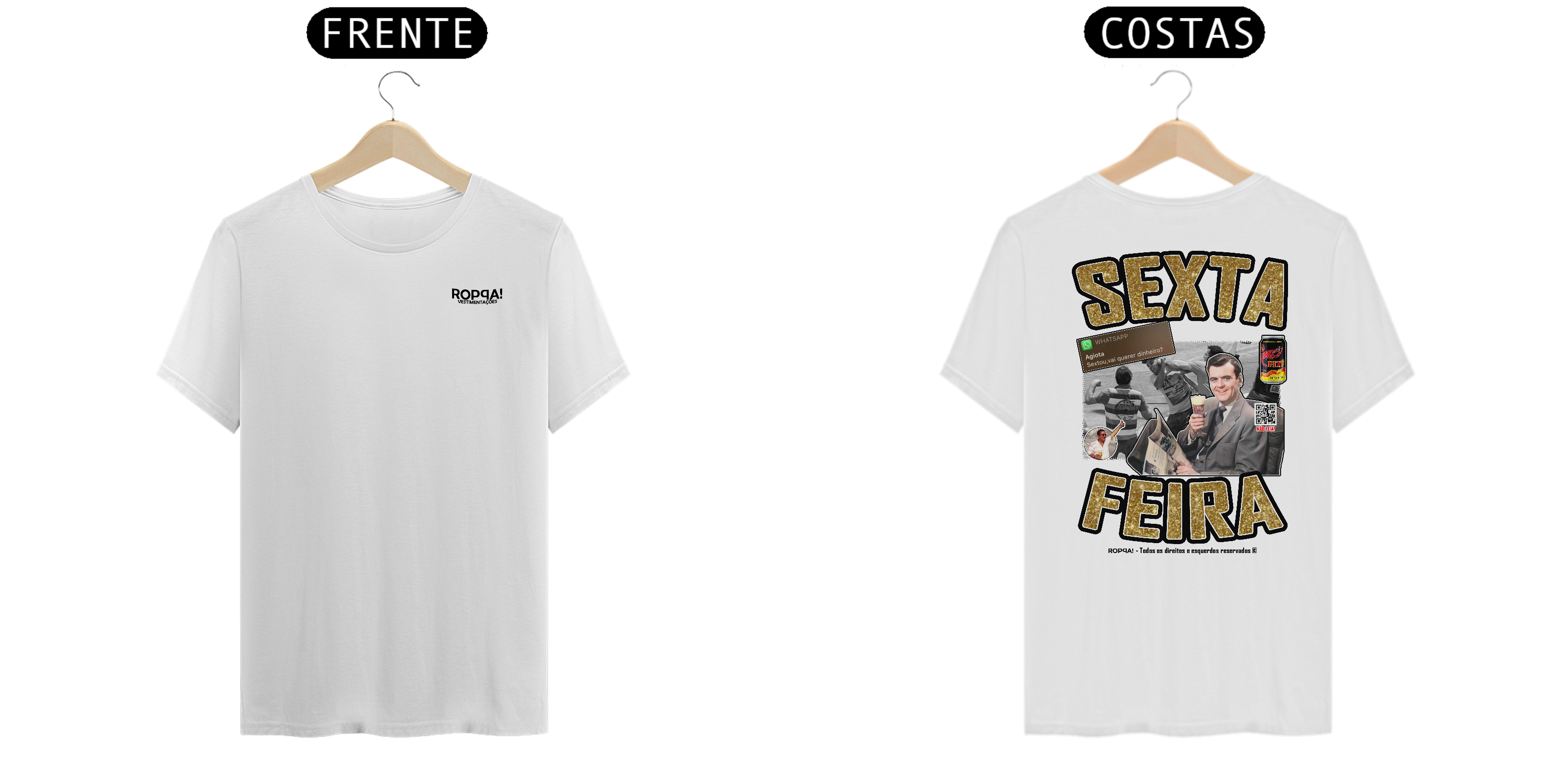 Nome do produto: Sexta Feira - Costas Branca