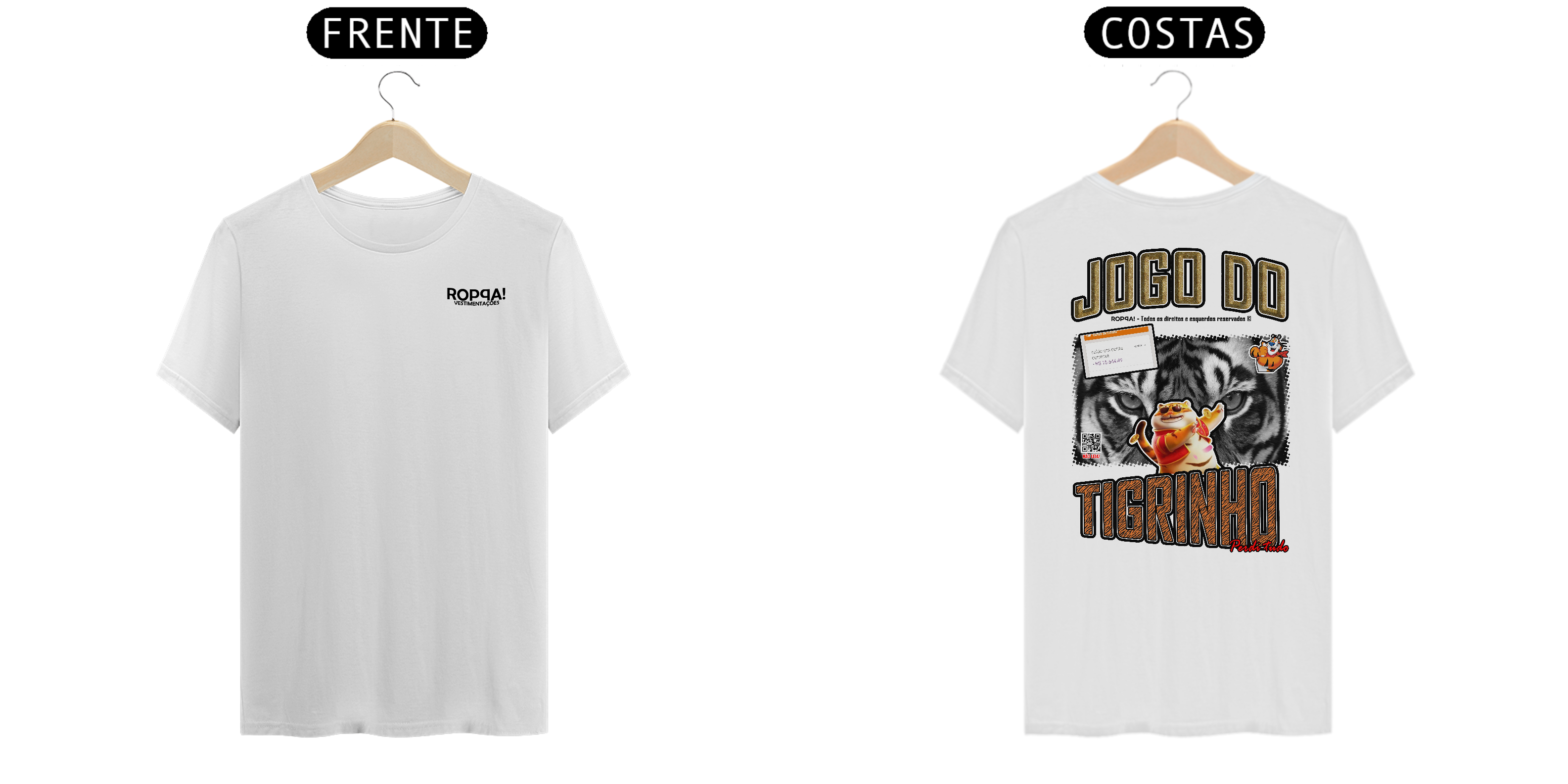 Nome do produto: Jogo do Tigrinho - Costas Branca