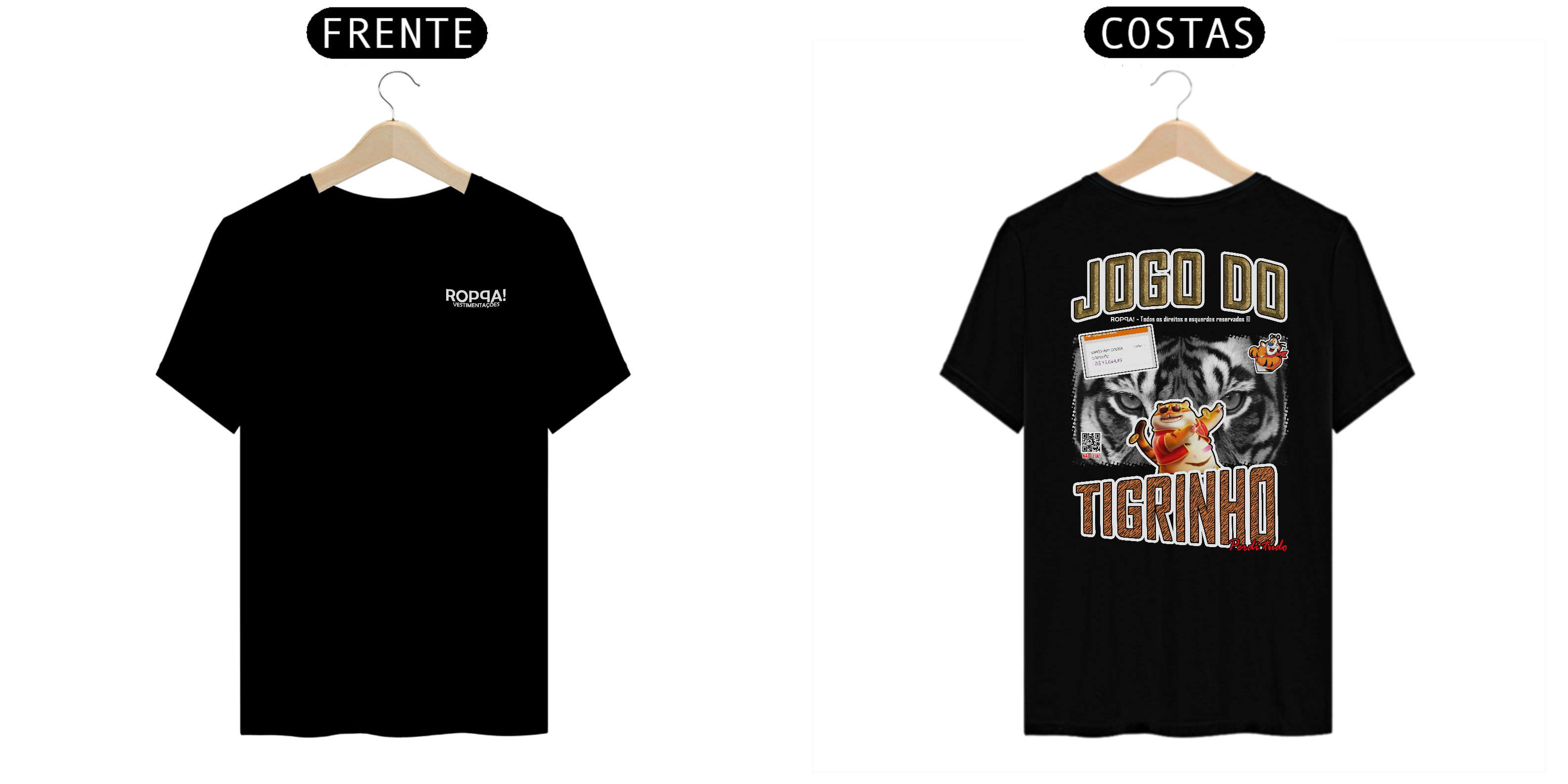 Nome do produto: Jogo do Tigrinho - Costas Preta