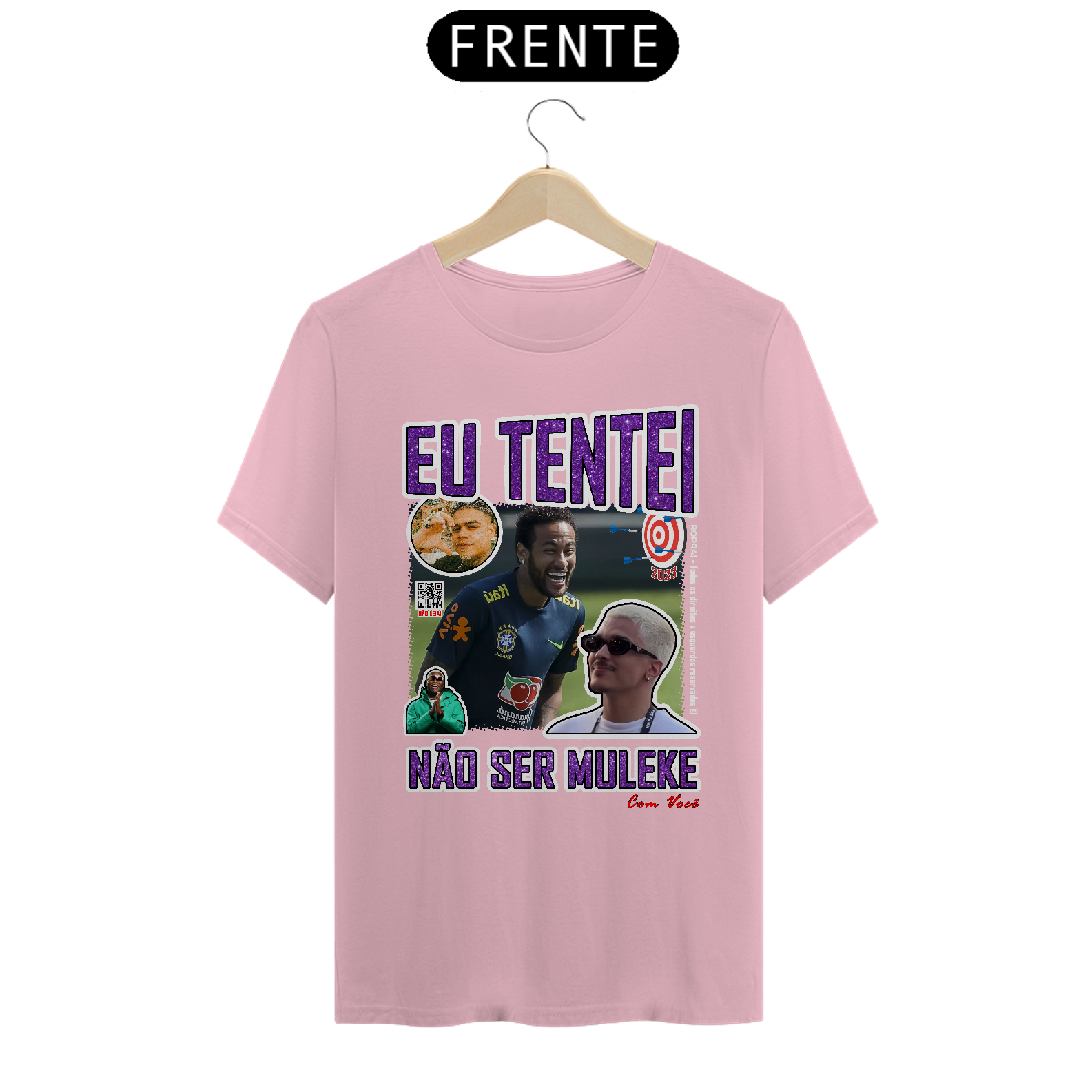 Nome do produto: Eu Tentei - Frente Rosa