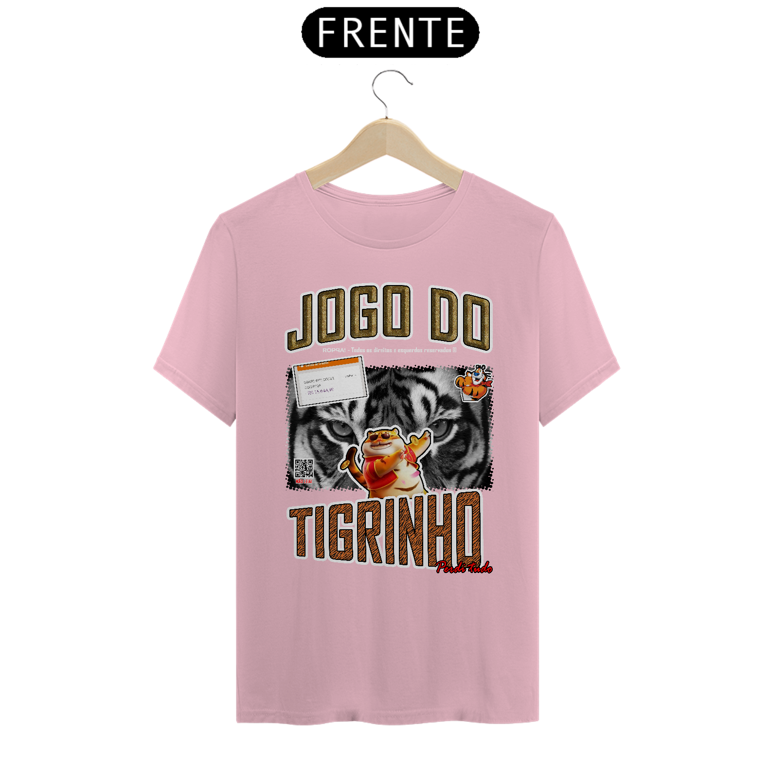 Nome do produto: Jogo do Tigrinho - Frente Rosa