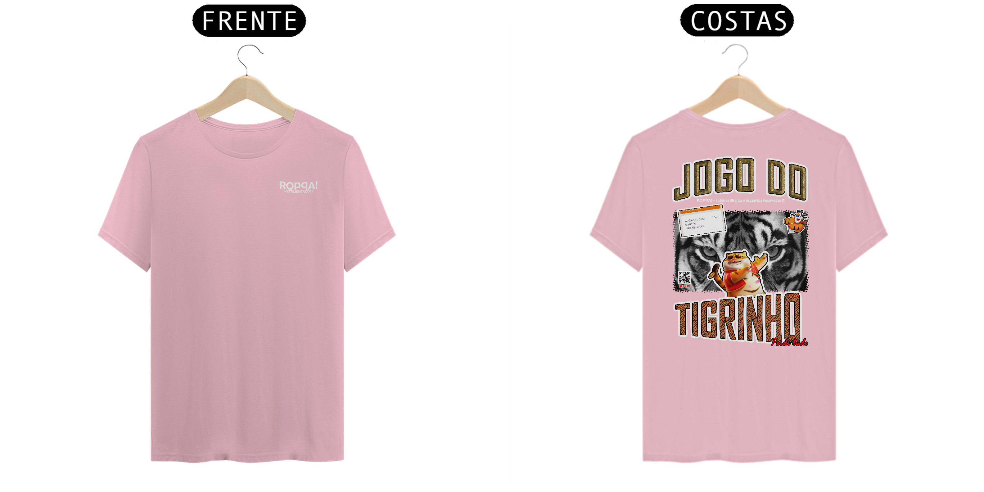 Nome do produto: Jogo do Tigrinho - Costas Rosa