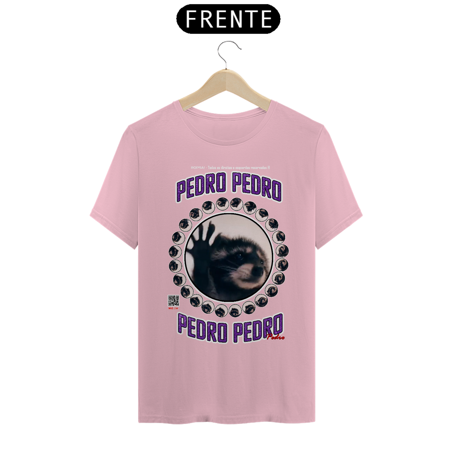Nome do produto: Pedro Pedro - Frente Rosa