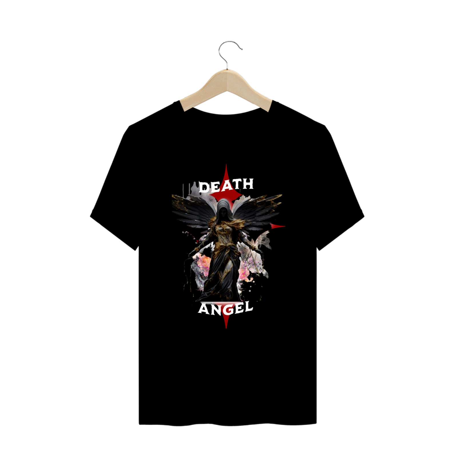 Nome do produto: Camiseta Plus Size Death Angel