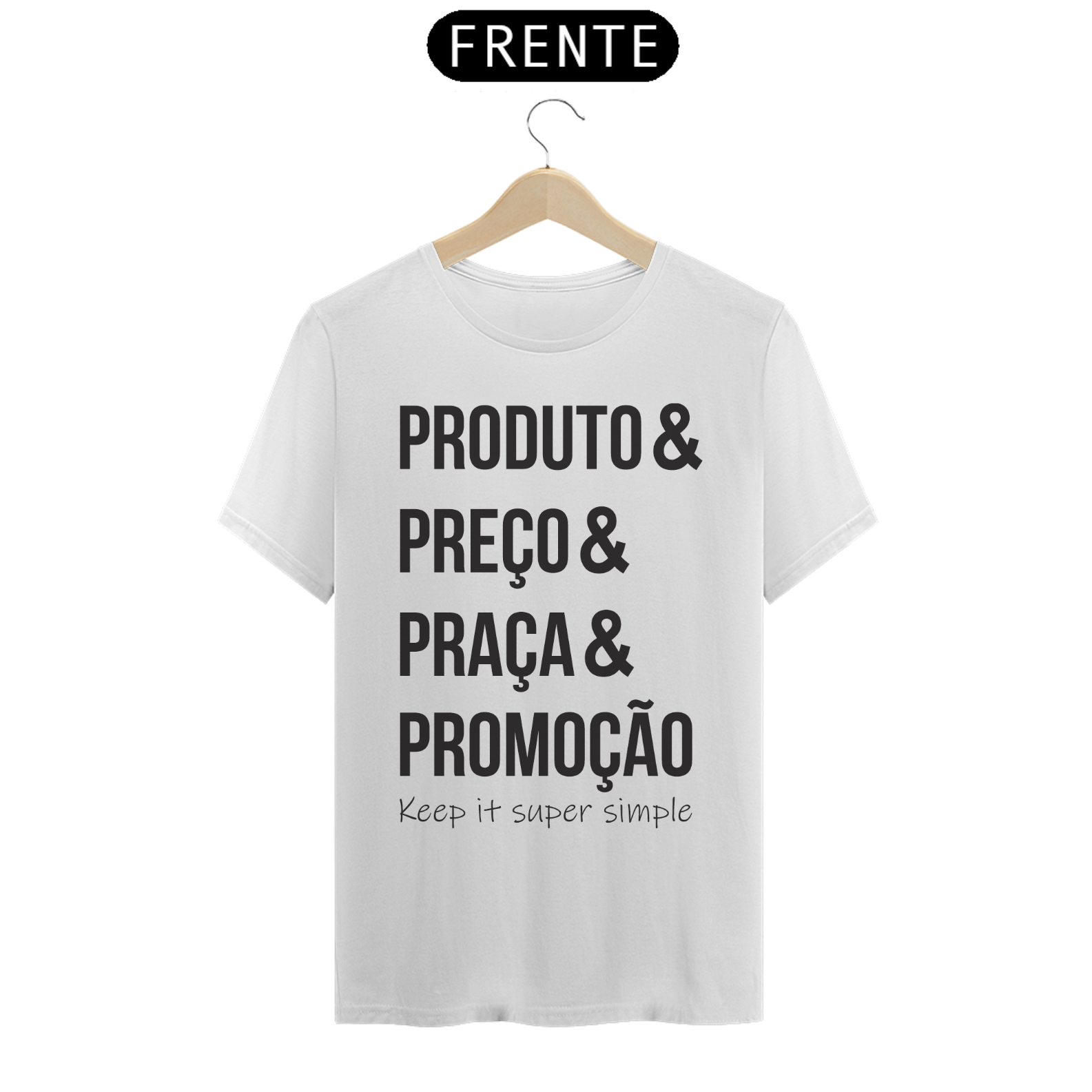 Nome do produto: Camiseta Classic - Os Verdadeiros 4Ps