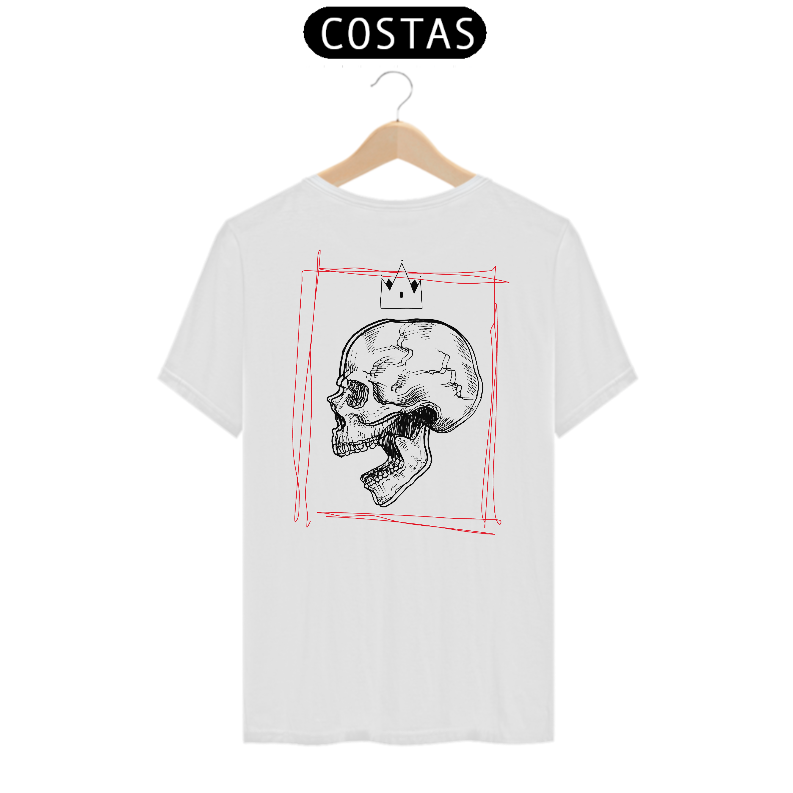 Nome do produto: Camiseta Classic - Rei Caveira