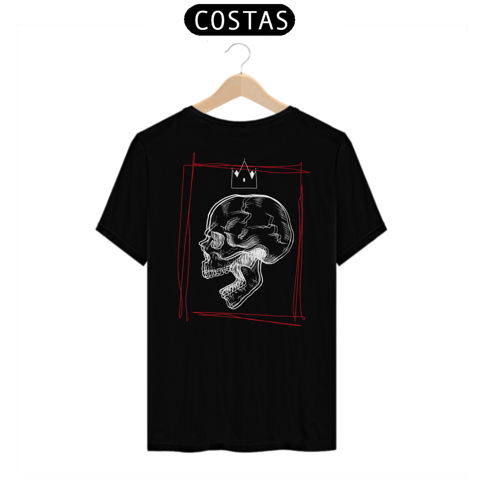 Nome do produto: Camiseta Classic - Rei Caveira