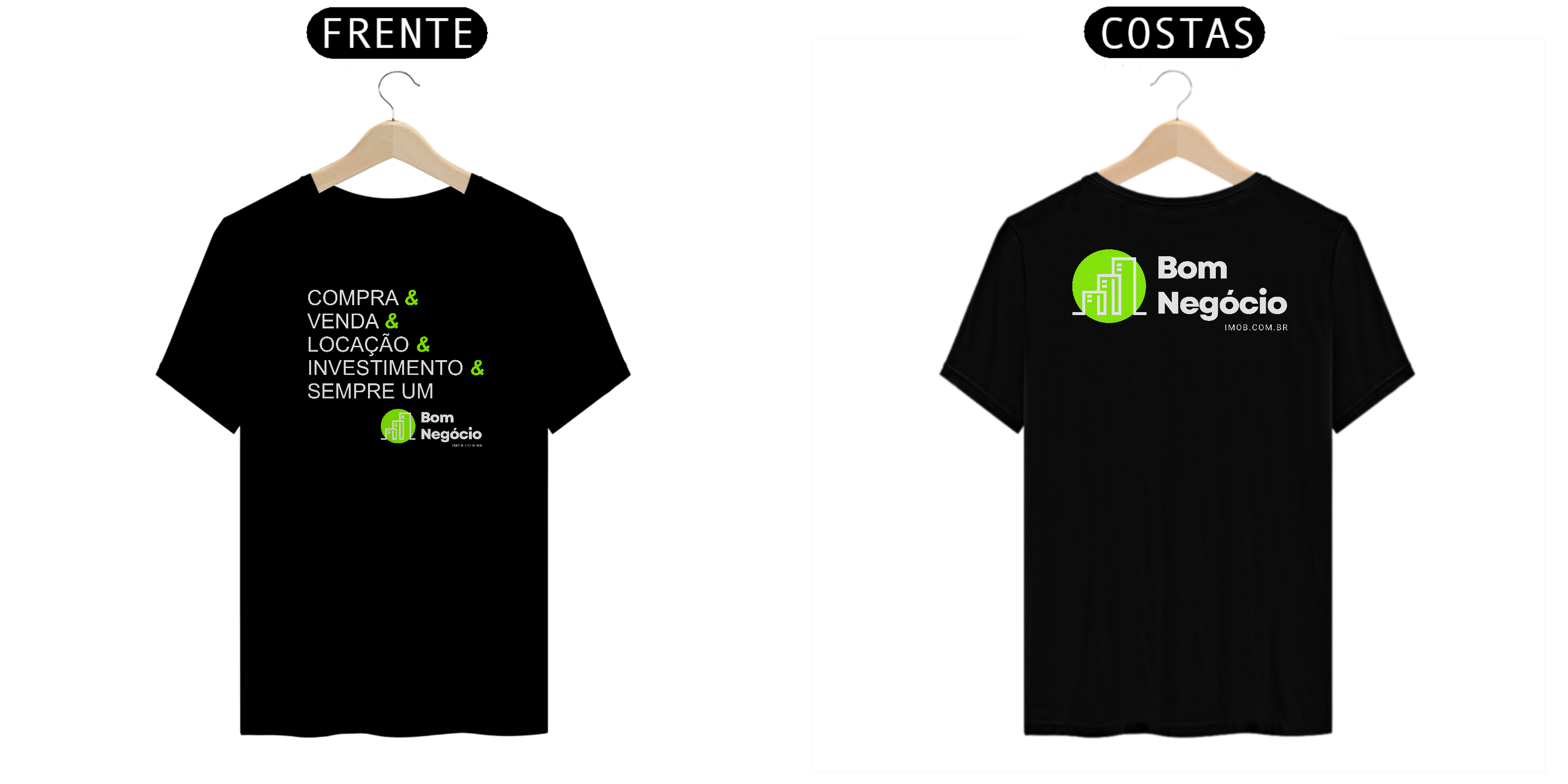 Nome do produto: Camiseta Classic - Bom Negócio IMOB