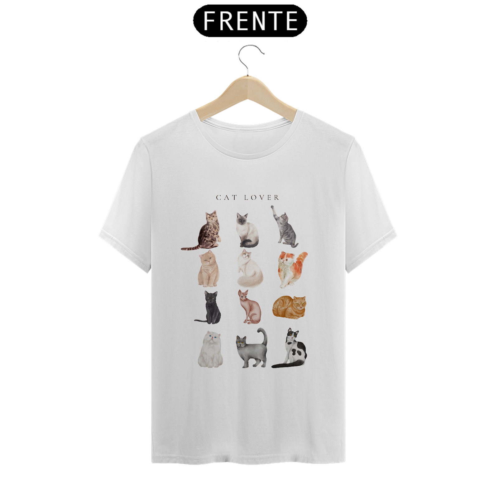 Nome do produto: Camiseta - Cat Lover