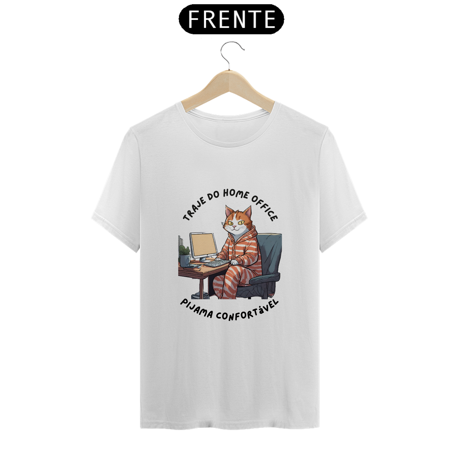 Nome do produto: Camiseta - Traje do Home Office