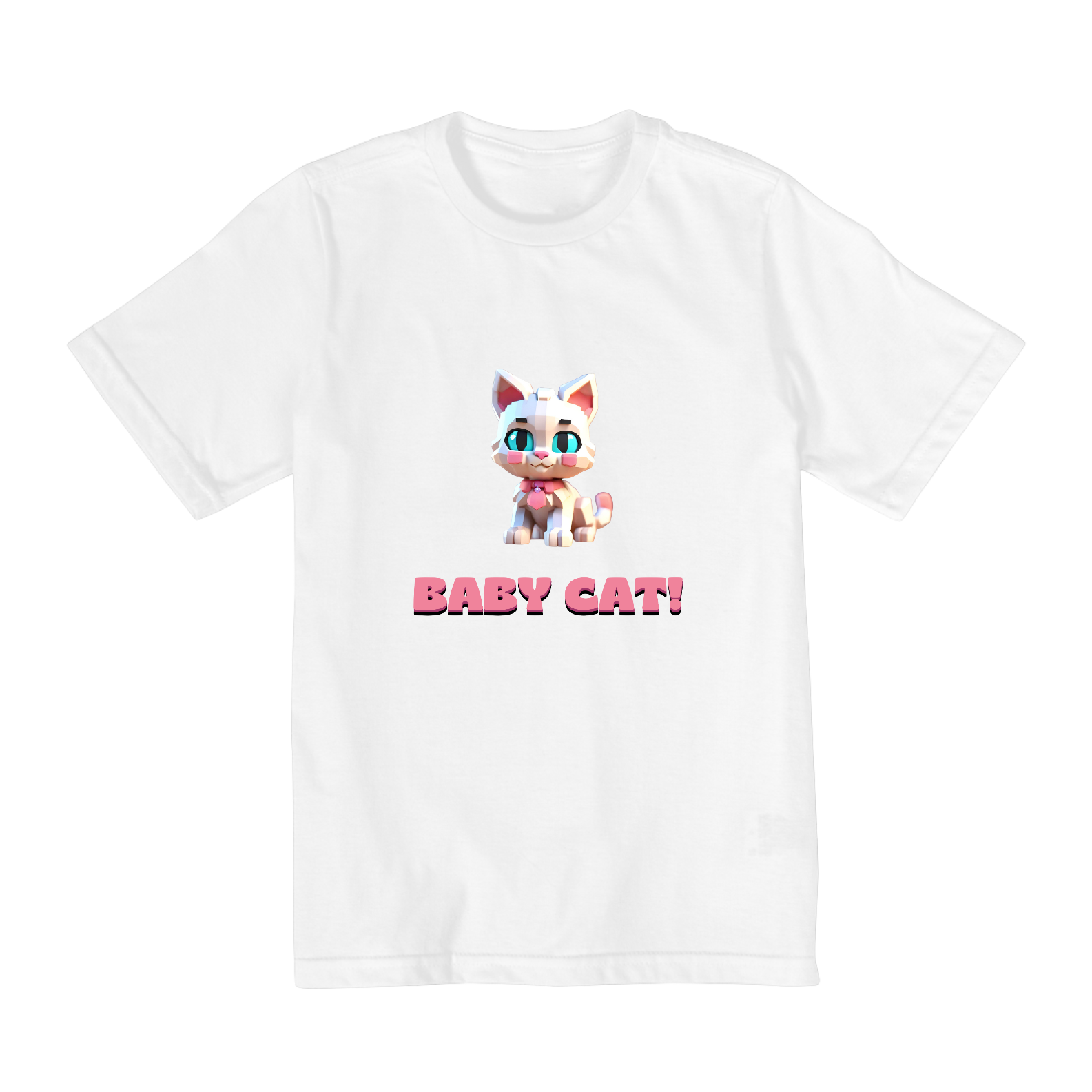 Nome do produto: Camiseta Infantil (2 a 8) - Baby Cat