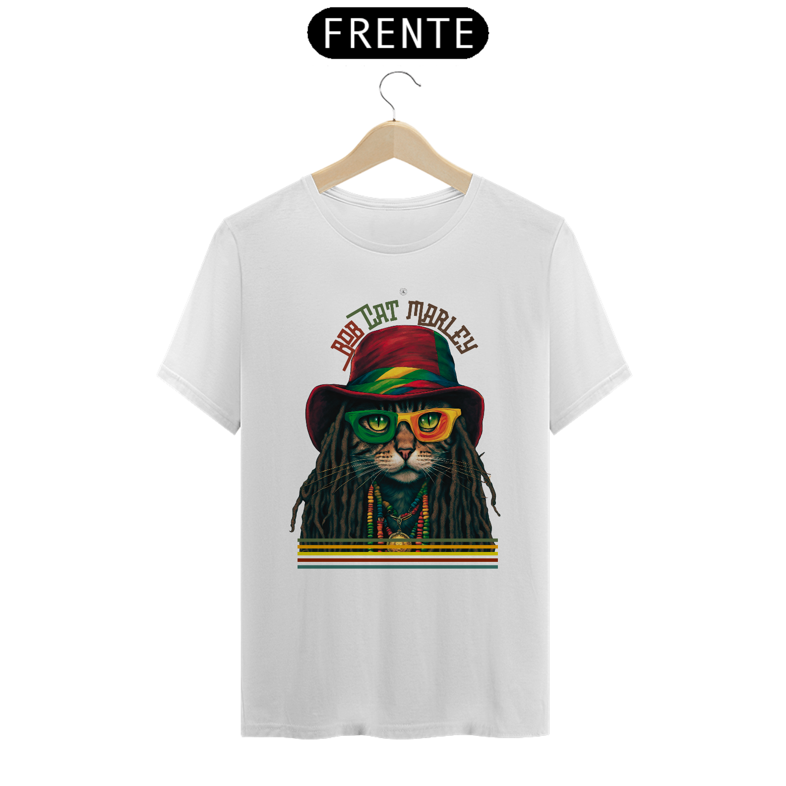 Nome do produto: Camiseta - Bob Cat Marley