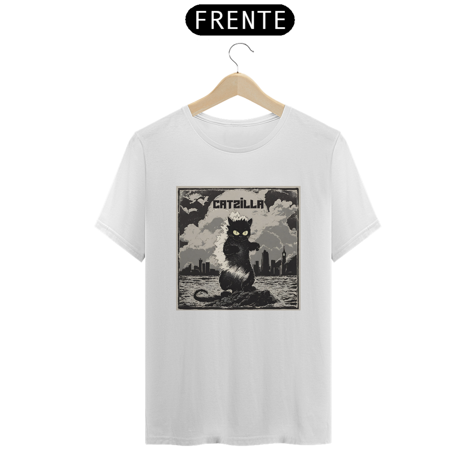 Nome do produto: Camiseta - Catzilla