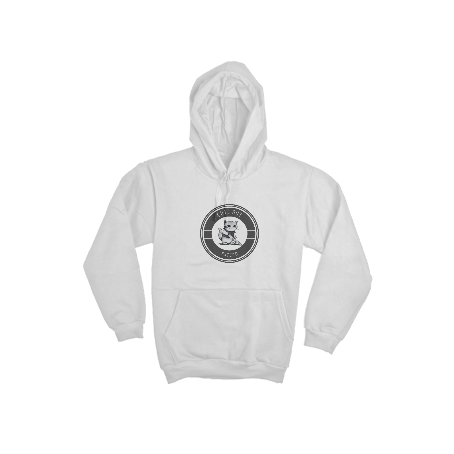 Nome do produto: Moletom Canguru - Cute but Psycho