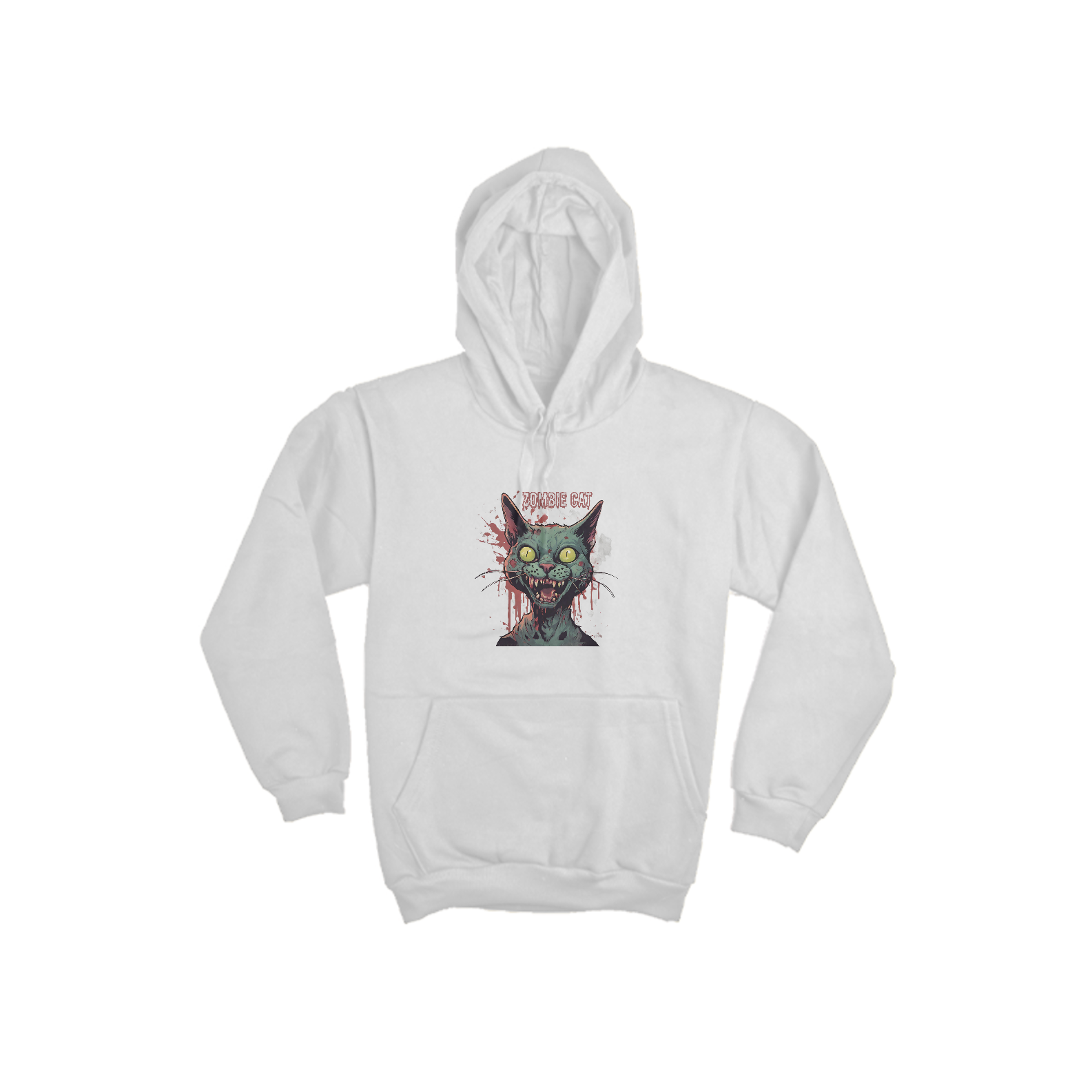 Nome do produto: Moletom Canguru - Zombie Cat