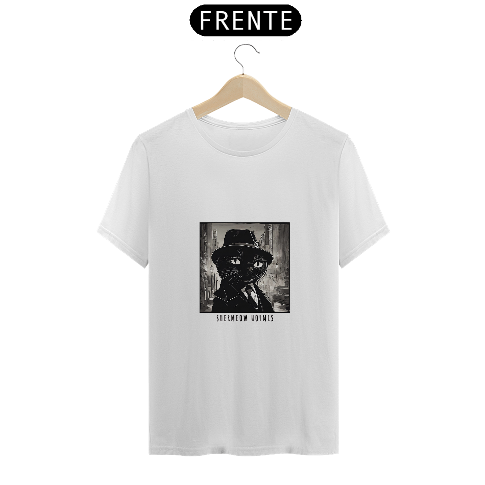 Nome do produto: Camiseta - Shermeow Holmes