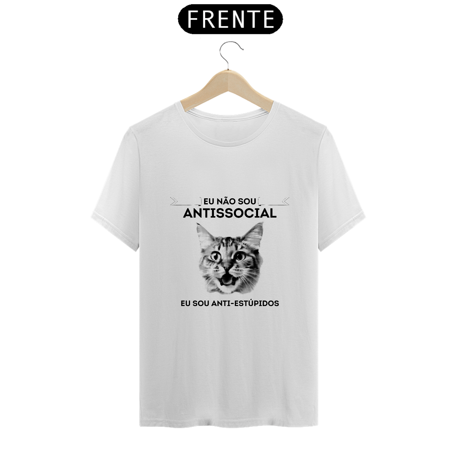 Nome do produto: Camiseta - Eu Não Sou Antissocial