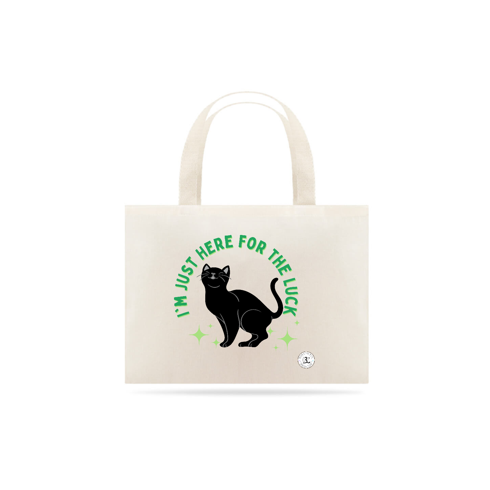 Nome do produto: Ecobag - I\'m Just Here for the Lucky