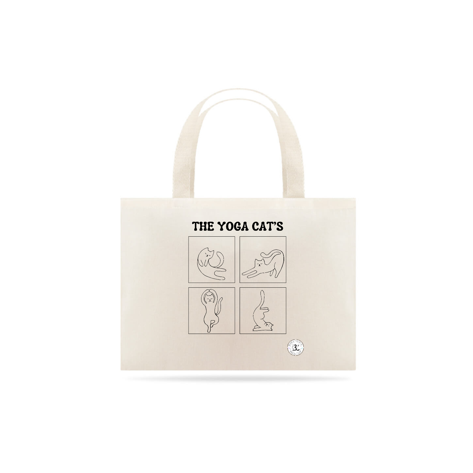 Nome do produto: Ecobag - The Yoga Cat\'s