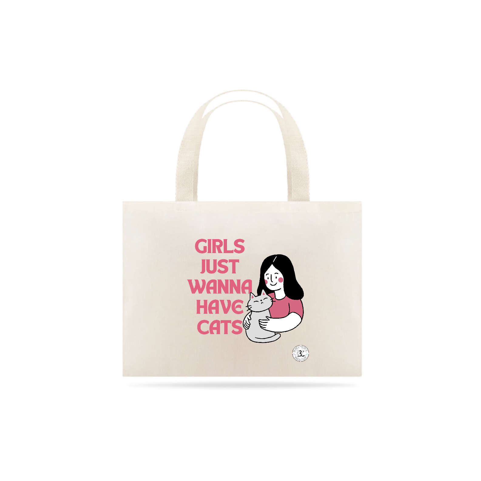 Nome do produto: Ecobag - Girls Just Wanna Have Cats