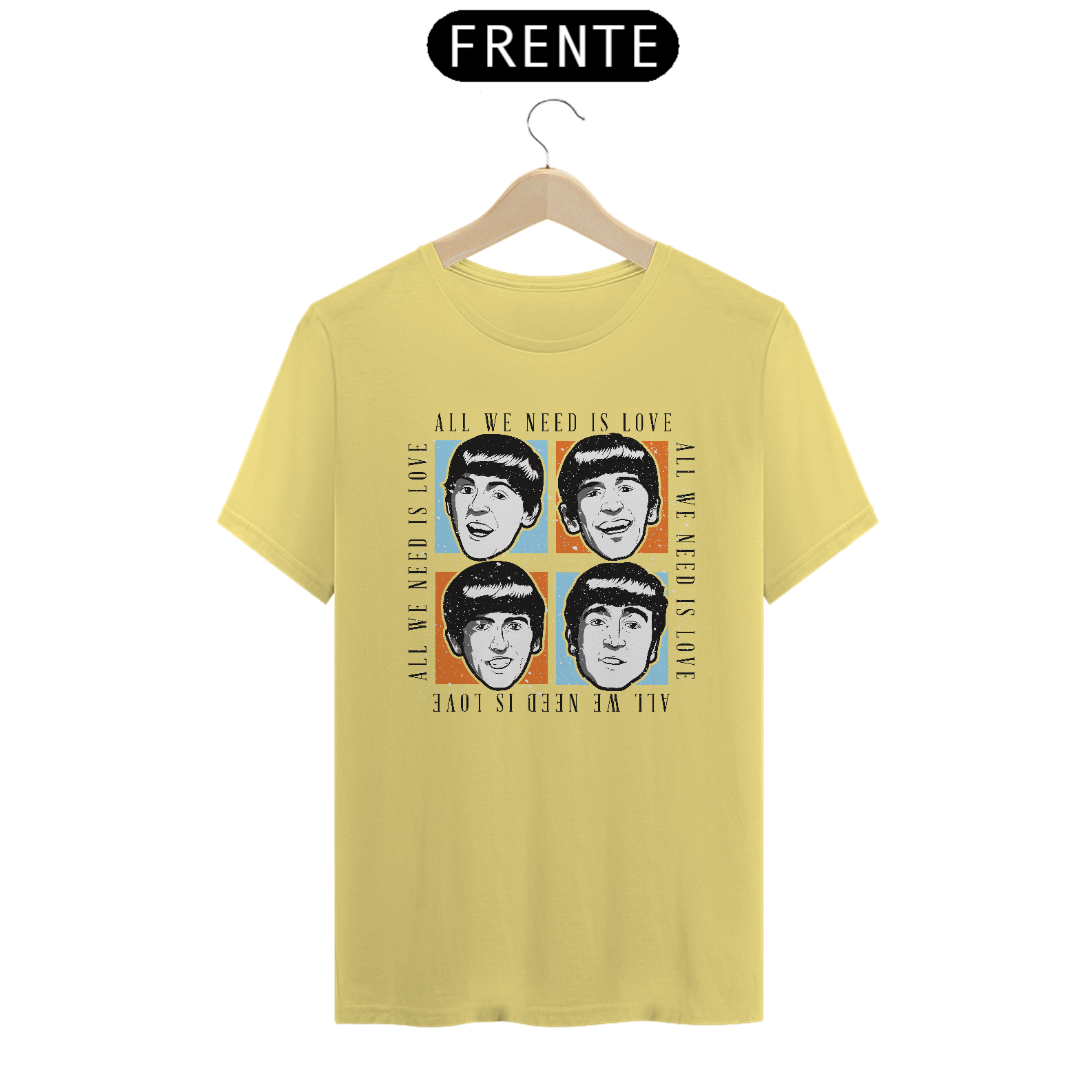 Nome do produto: T-SHIRT BEATLES ESTONADA