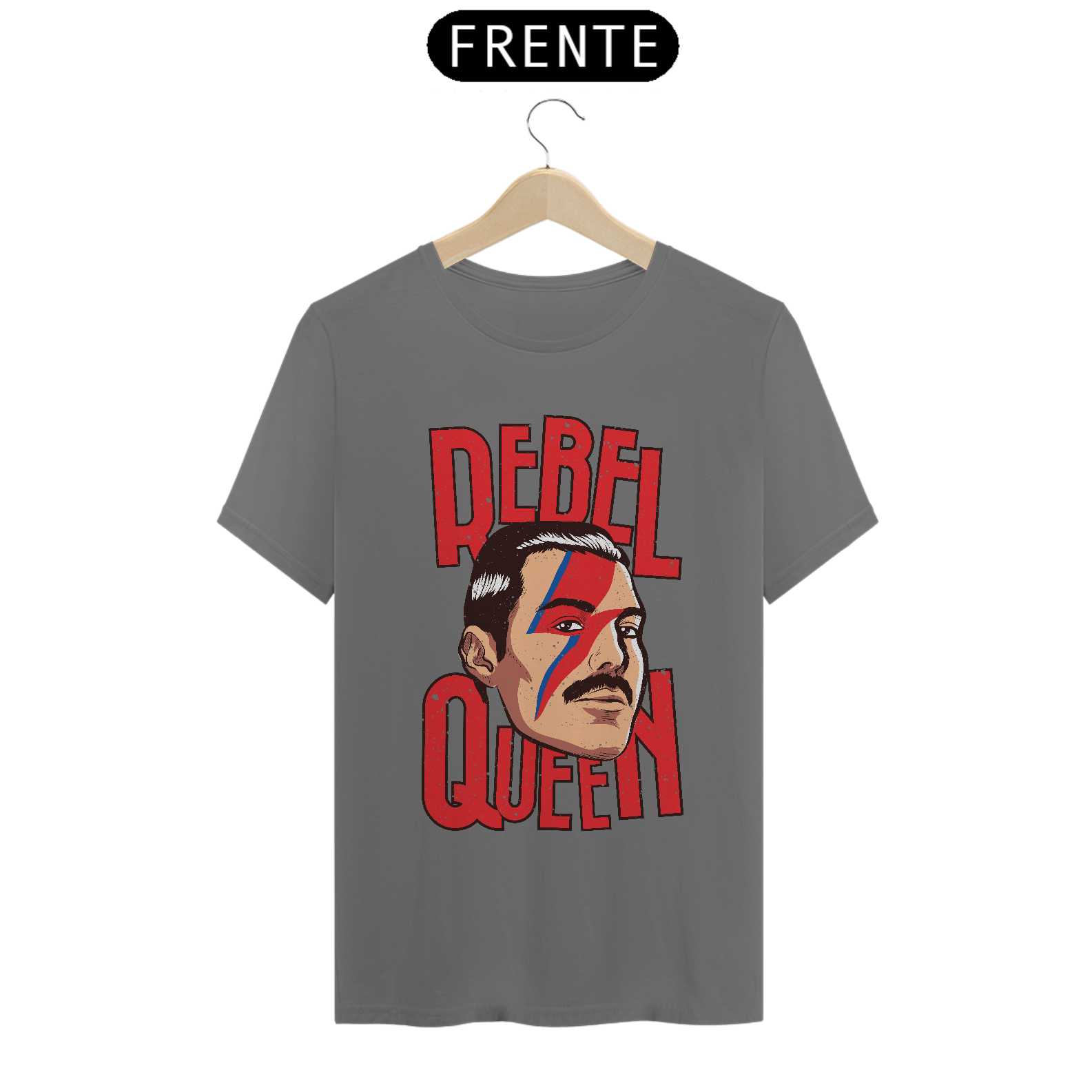 Nome do produto: T-SHIRT REBEL QUEEN ESTONADA