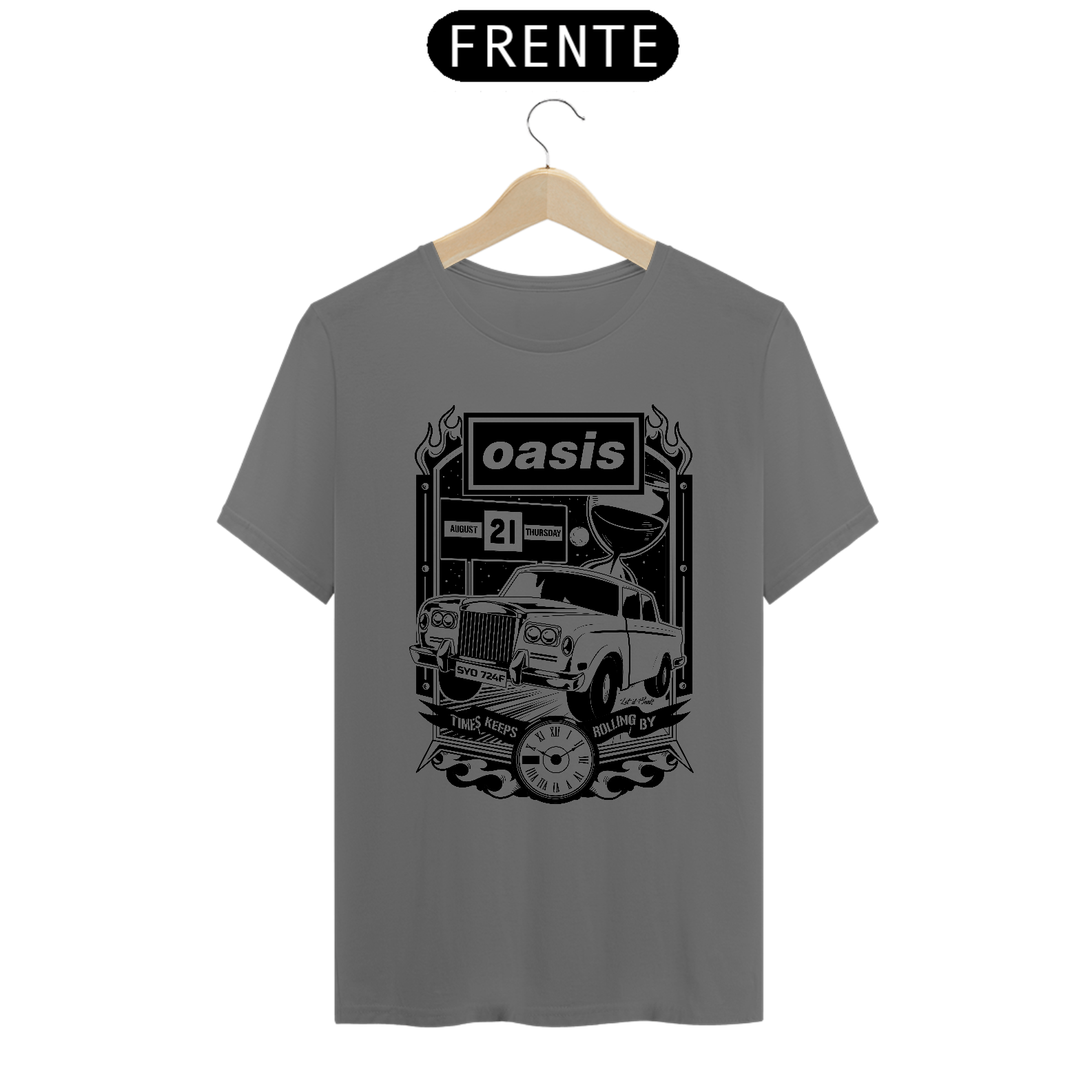 Nome do produto: T-SHIRT OASIS ESTONADA