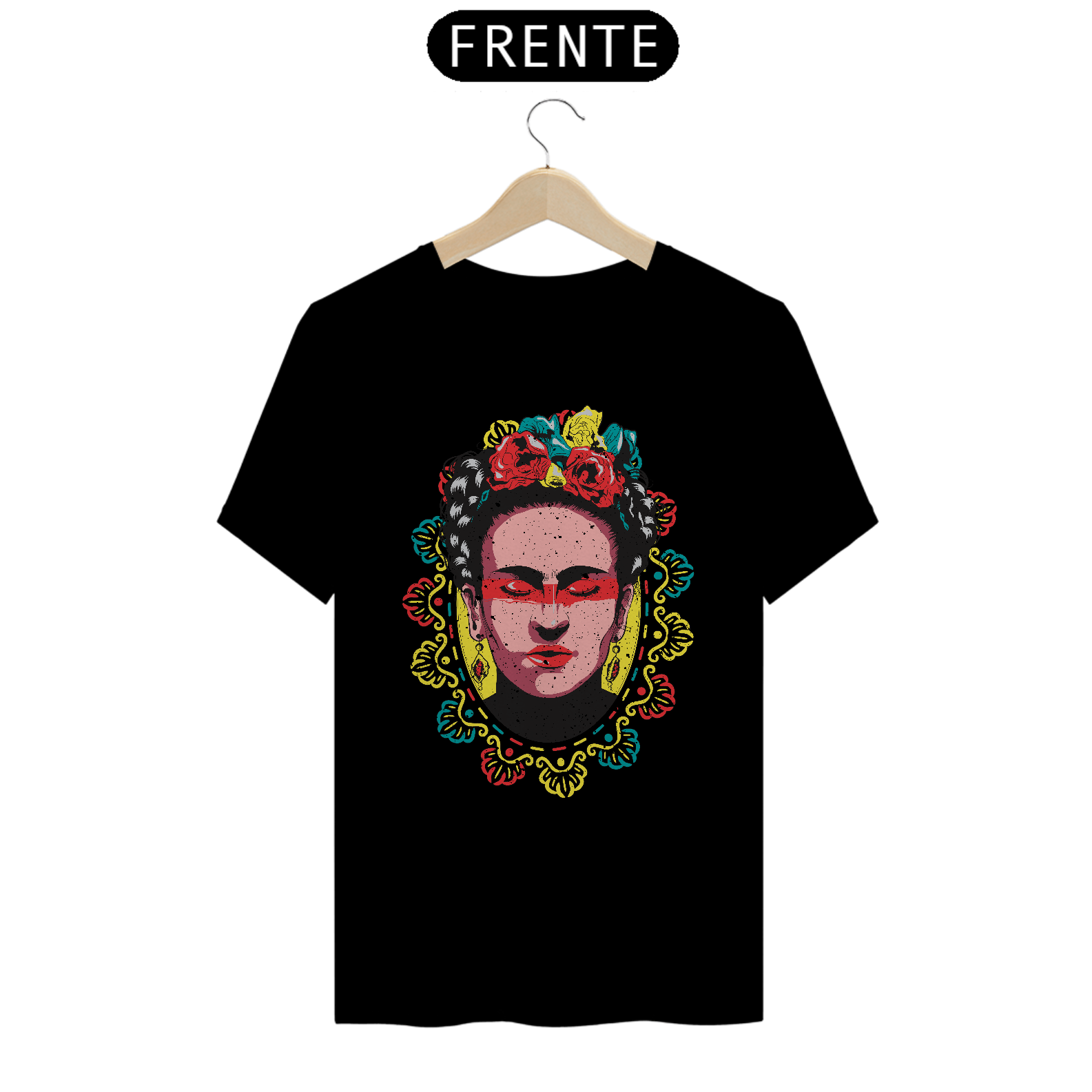 Nome do produto: T-SHIRT FRIDA KAHLO PRIME