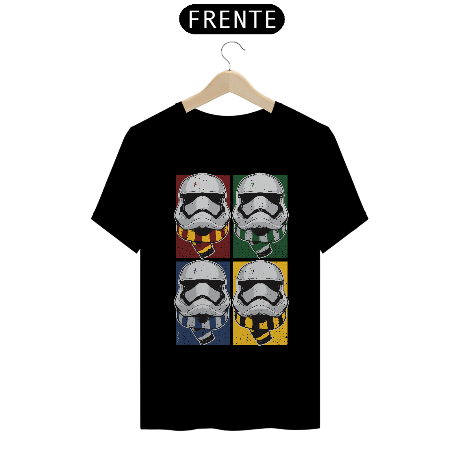 Nome do produto: T-SHIRT STAR WARS & HARRY POTTER