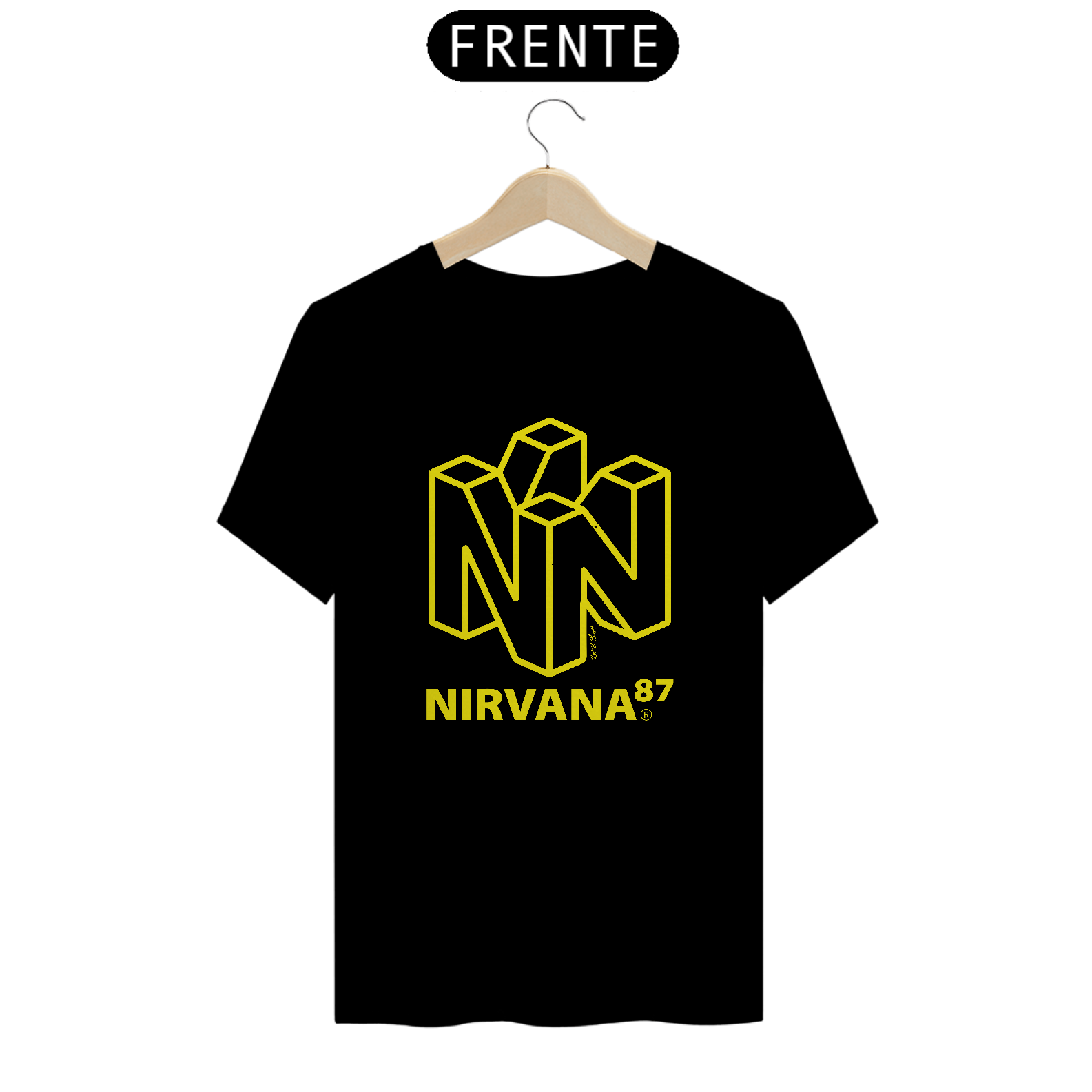 Nome do produto: T-SHIRT NIRVANA & NITENDO