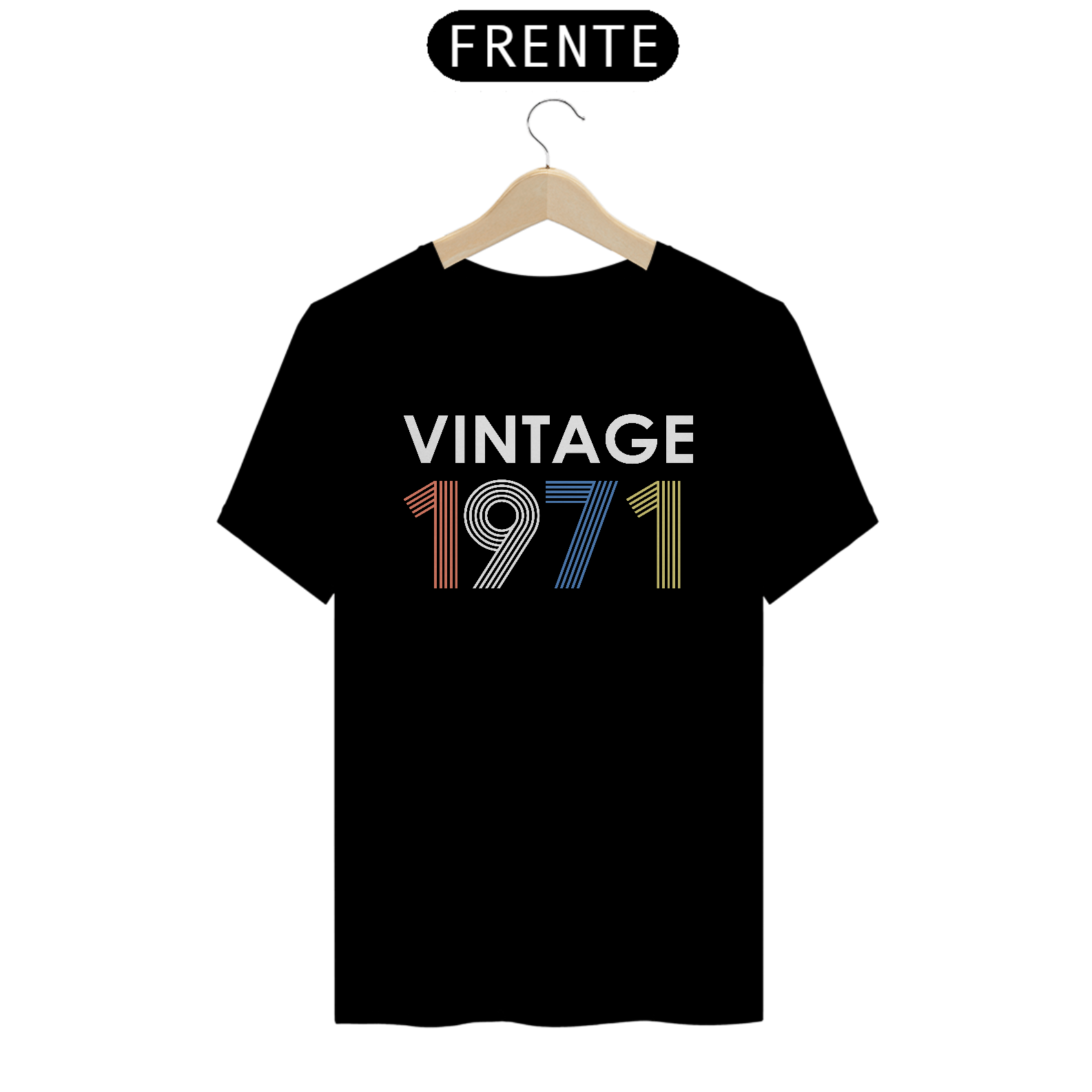 Nome do produto: T-SHIRT VINTAGE 1971