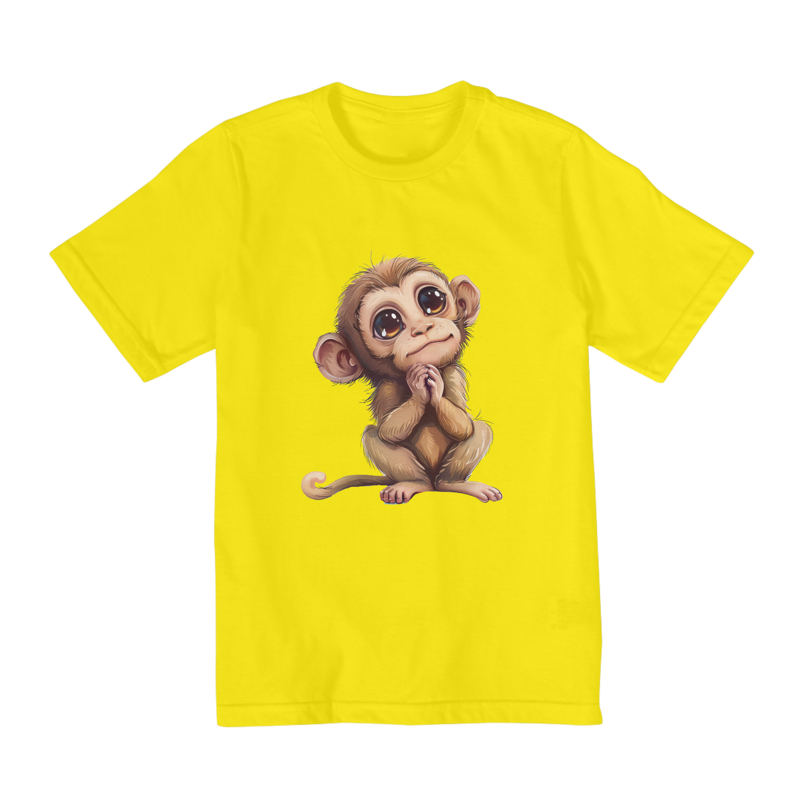 Nome do produto: Camiseta infantil (2 a 8) Macaquinho pidão