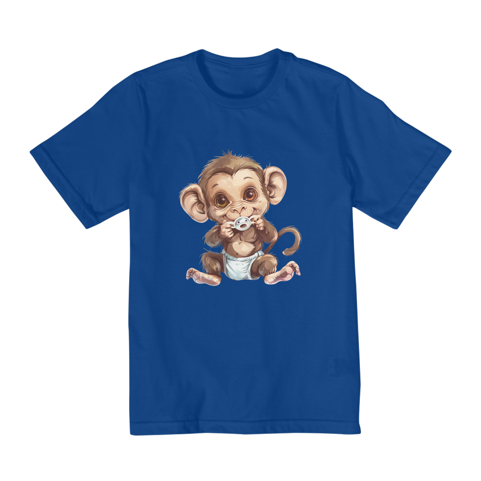 Nome do produto: Camiseta infantil (2 a 8) Macaquinho bebê 