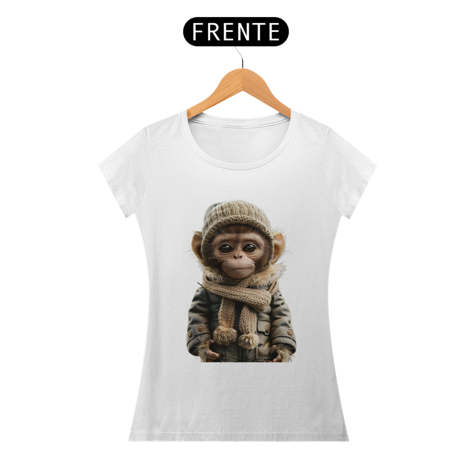 Nome do produto: Camiseta Baby Long Macaquinho do Inverno