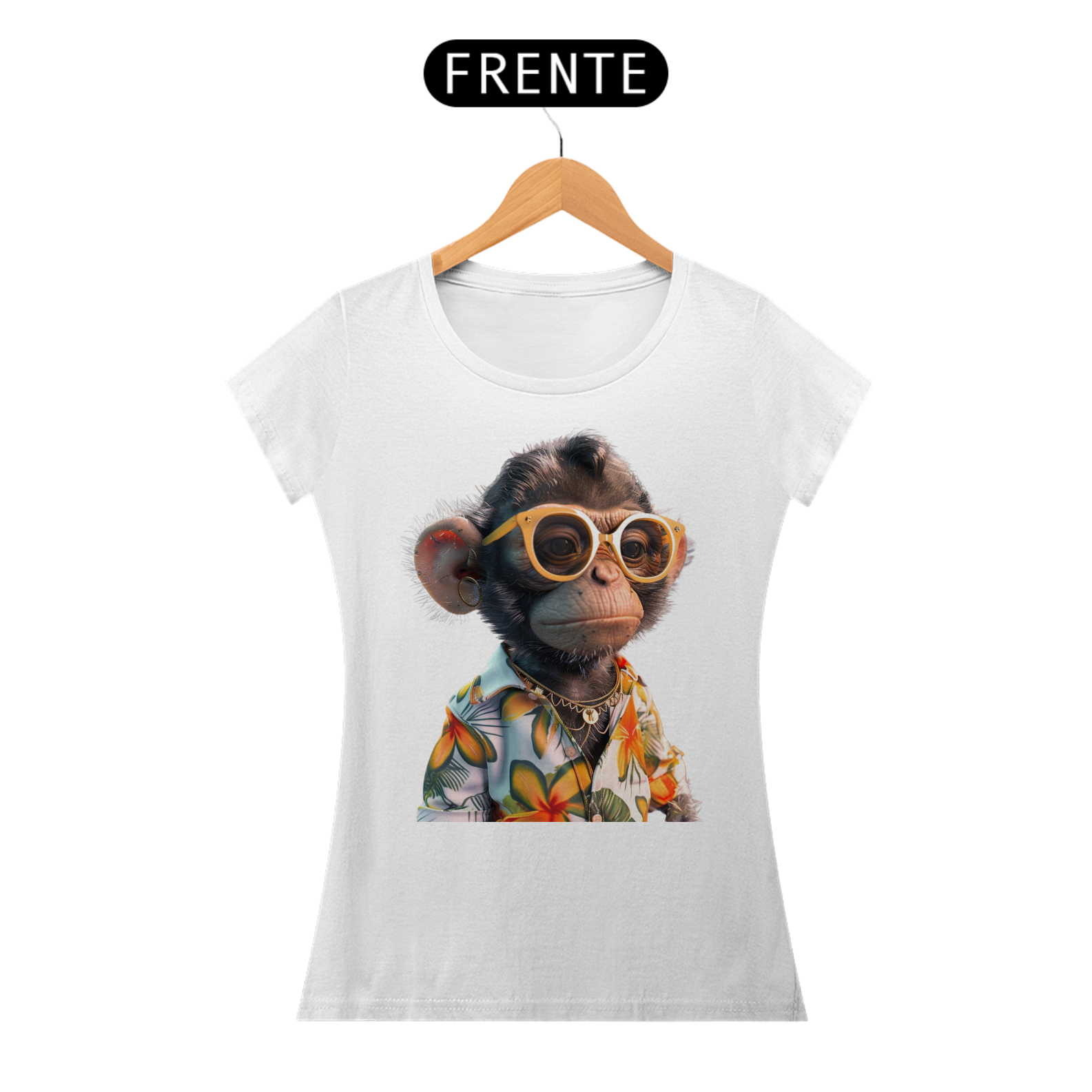 Nome do produto: Camiseta Baby Long Macaquinho do Verão