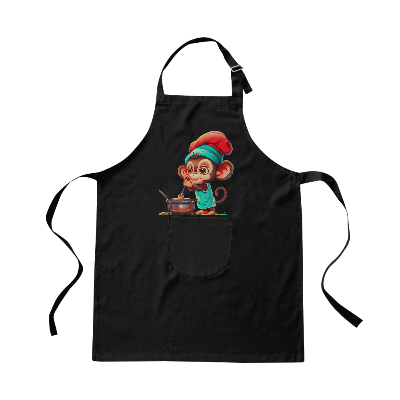 Nome do produto: Avental Brim Macaquinho Cozinhando