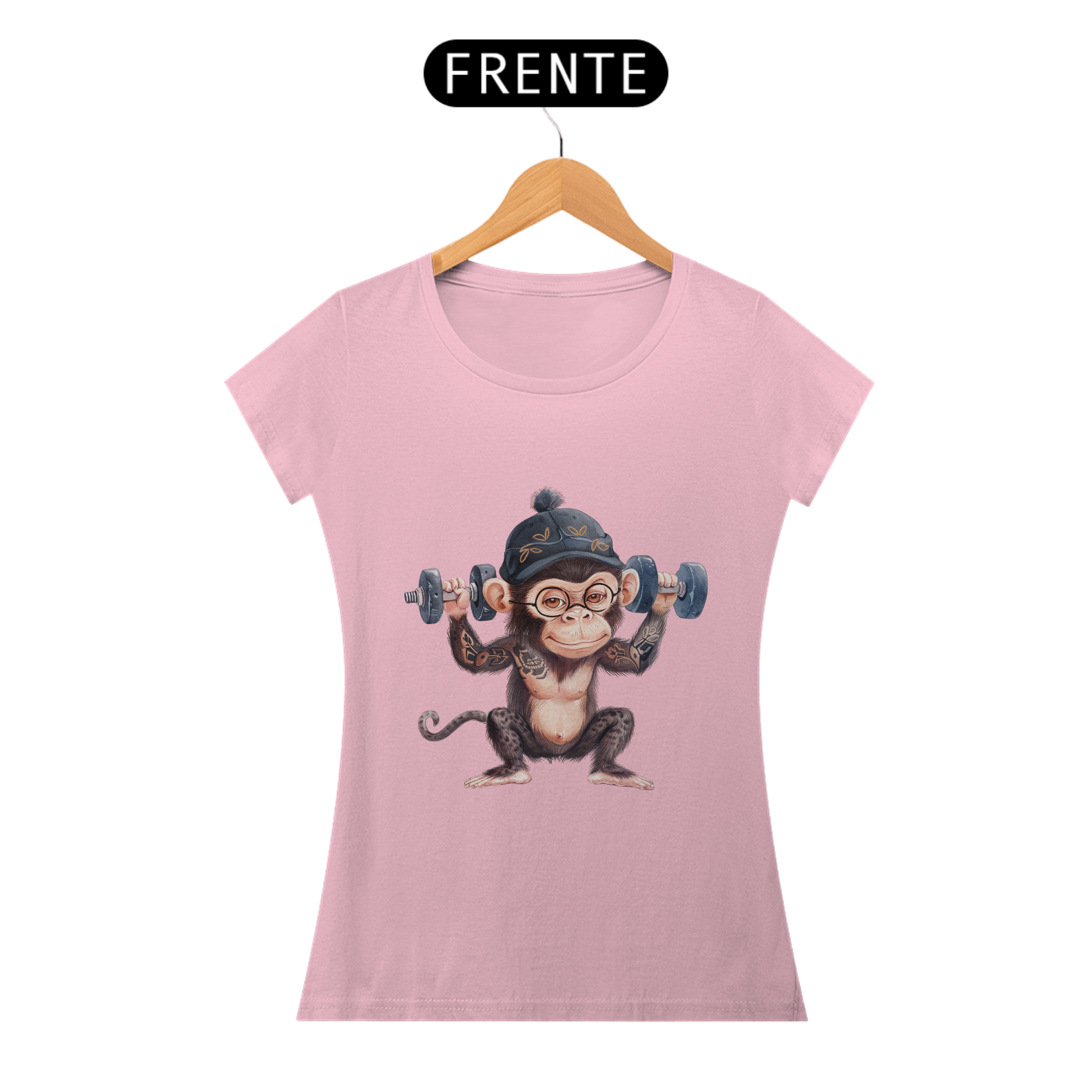 Nome do produto: Camiseta Baby Long Macaquinho Malhando