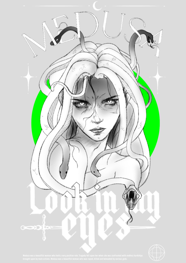 Nome do produto: Medusa Eyes Poster