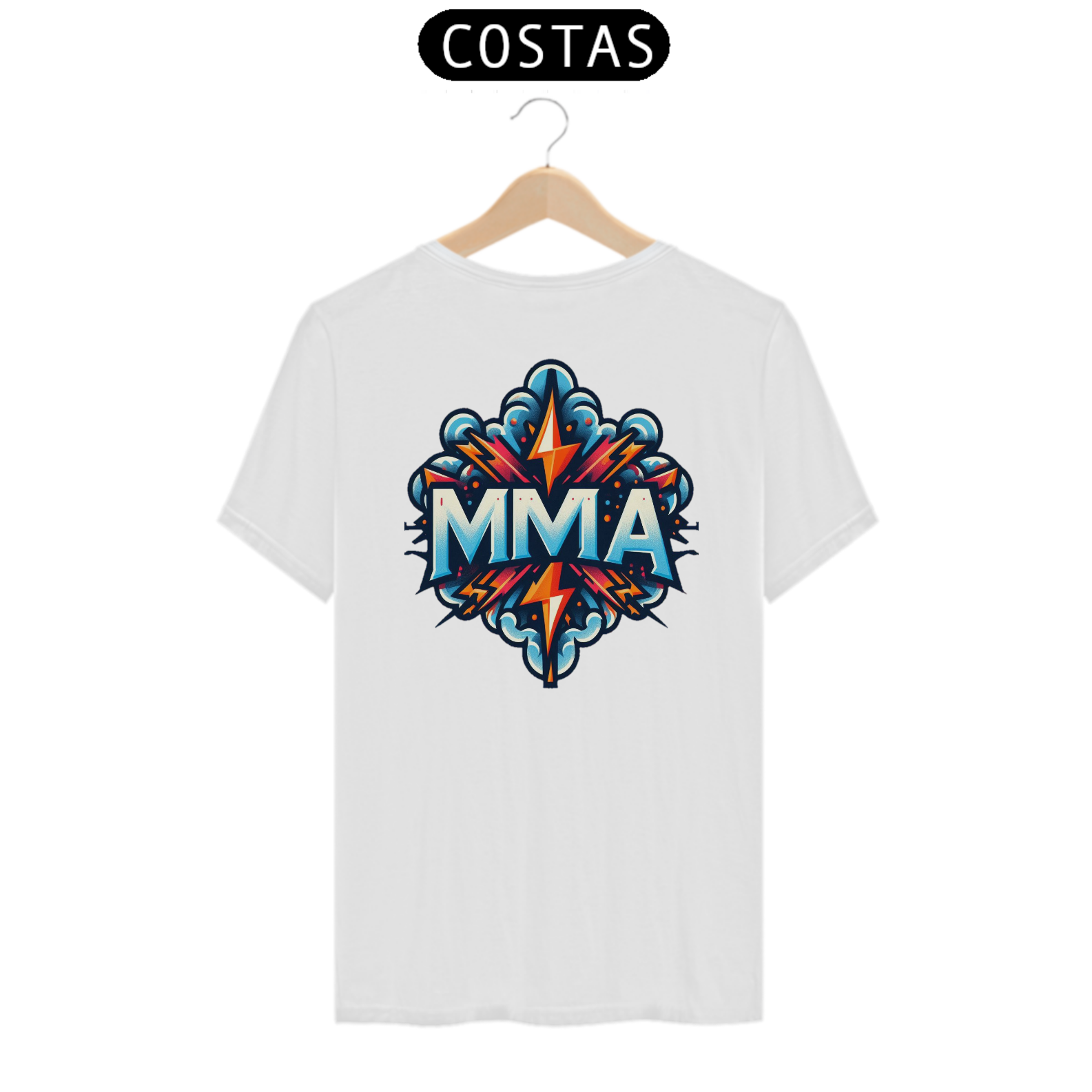Nome do produto: T-Shirt Mixed Martial Arts MMA Costas