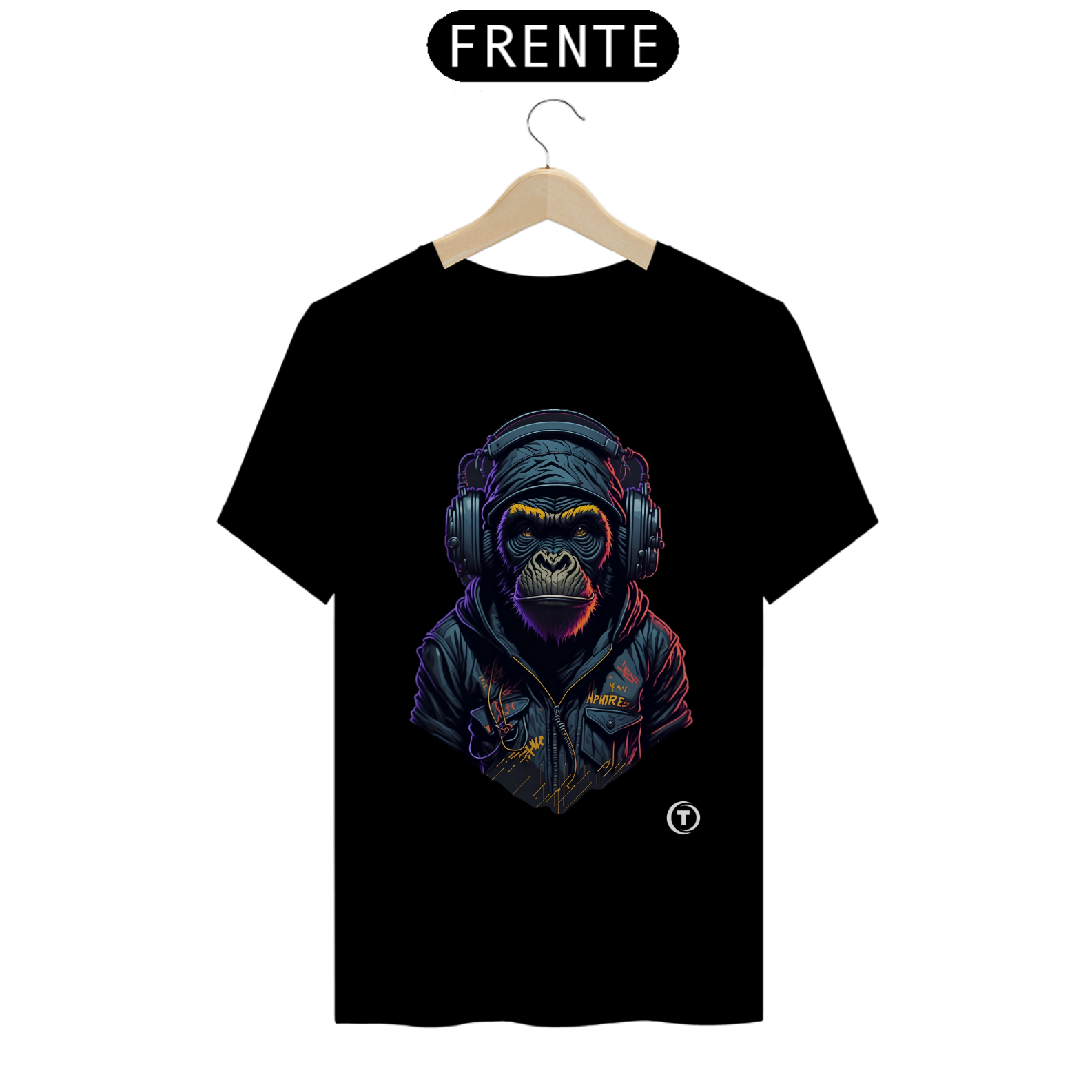 Nome do produto: T-Shirt Monkey Hedfone
