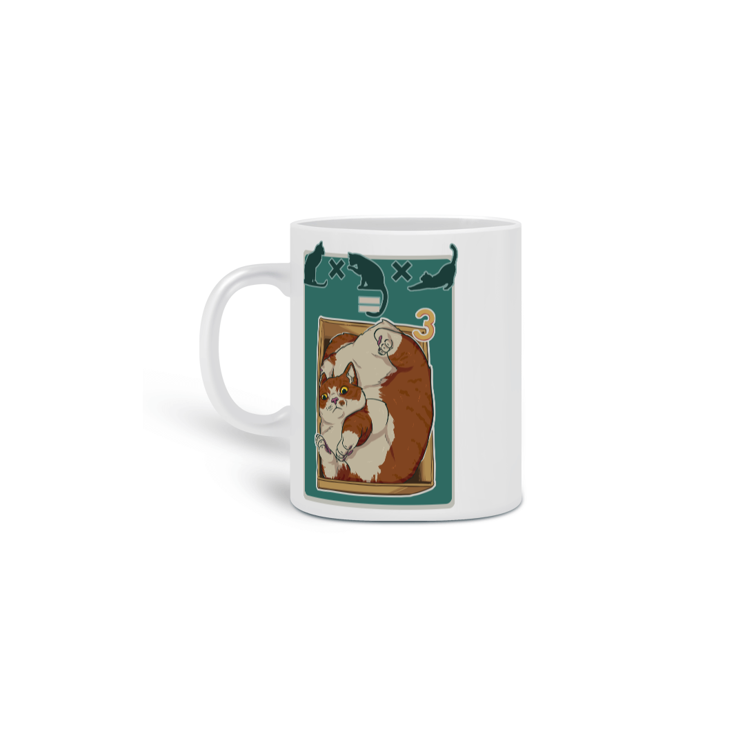 Nome do produto: Caneca - Gato ao Cubo