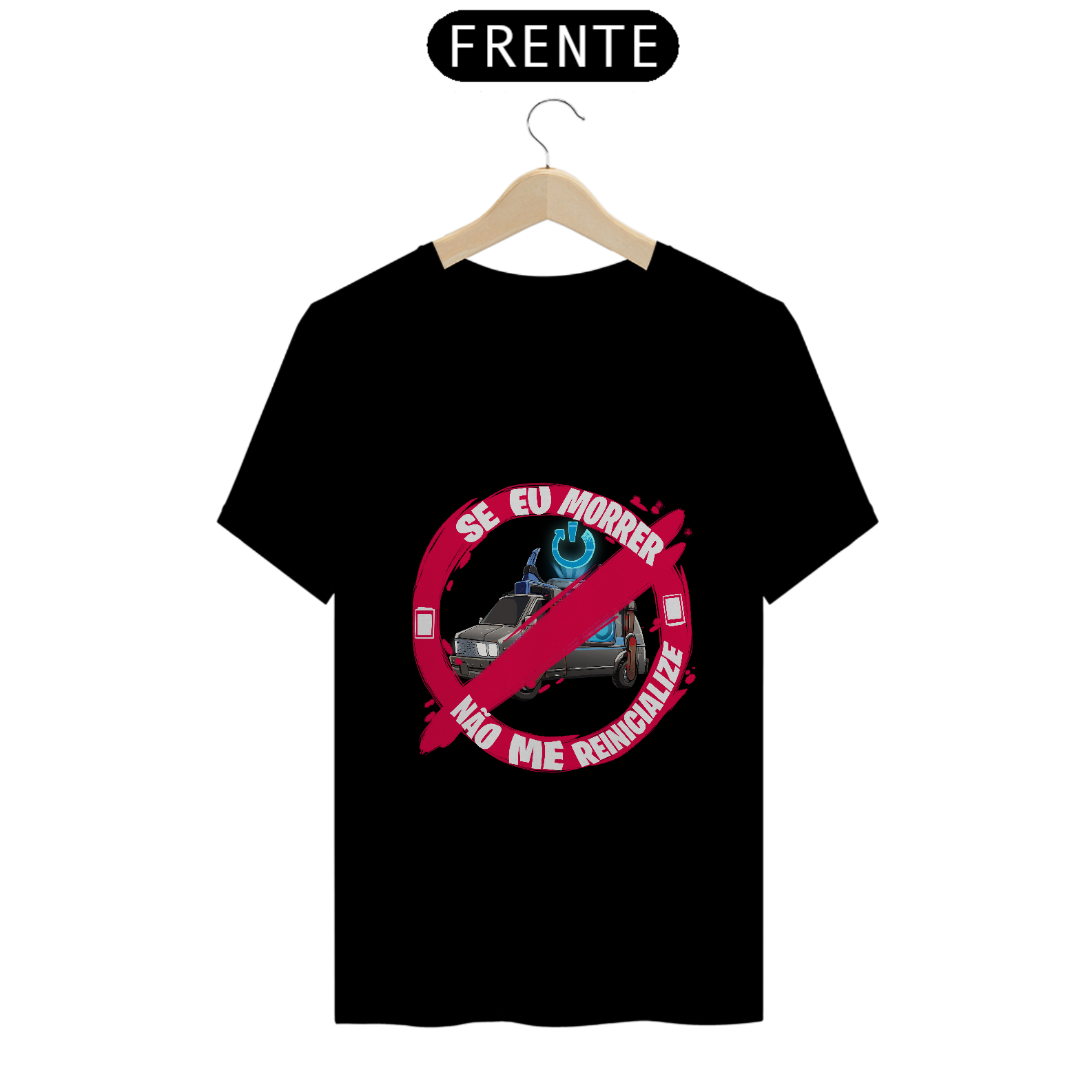 Nome do produto: Camiseta - Fortnite - Não reinicialize 
