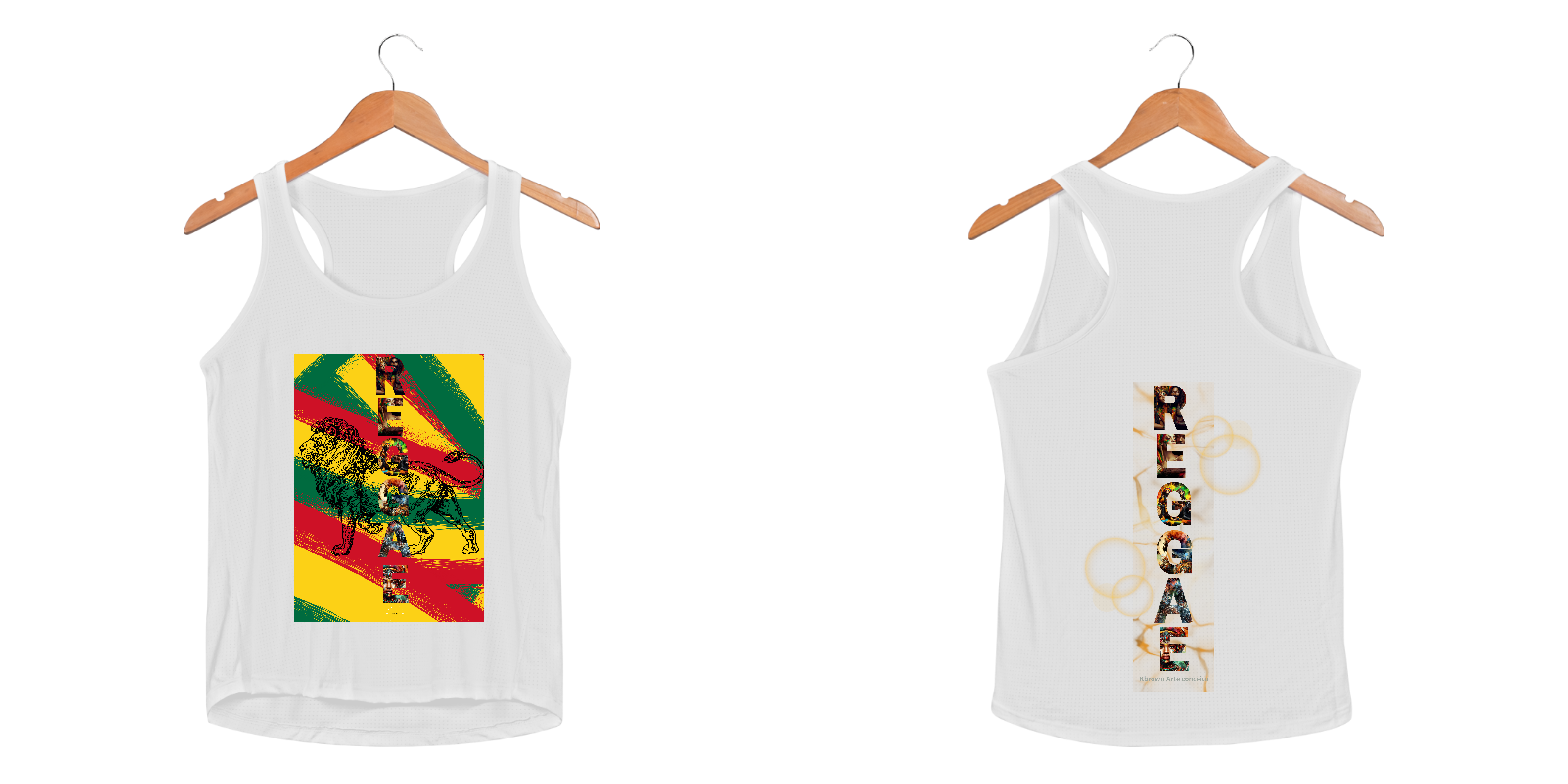 Camiseta Regata Fem UV Dry Reggae S